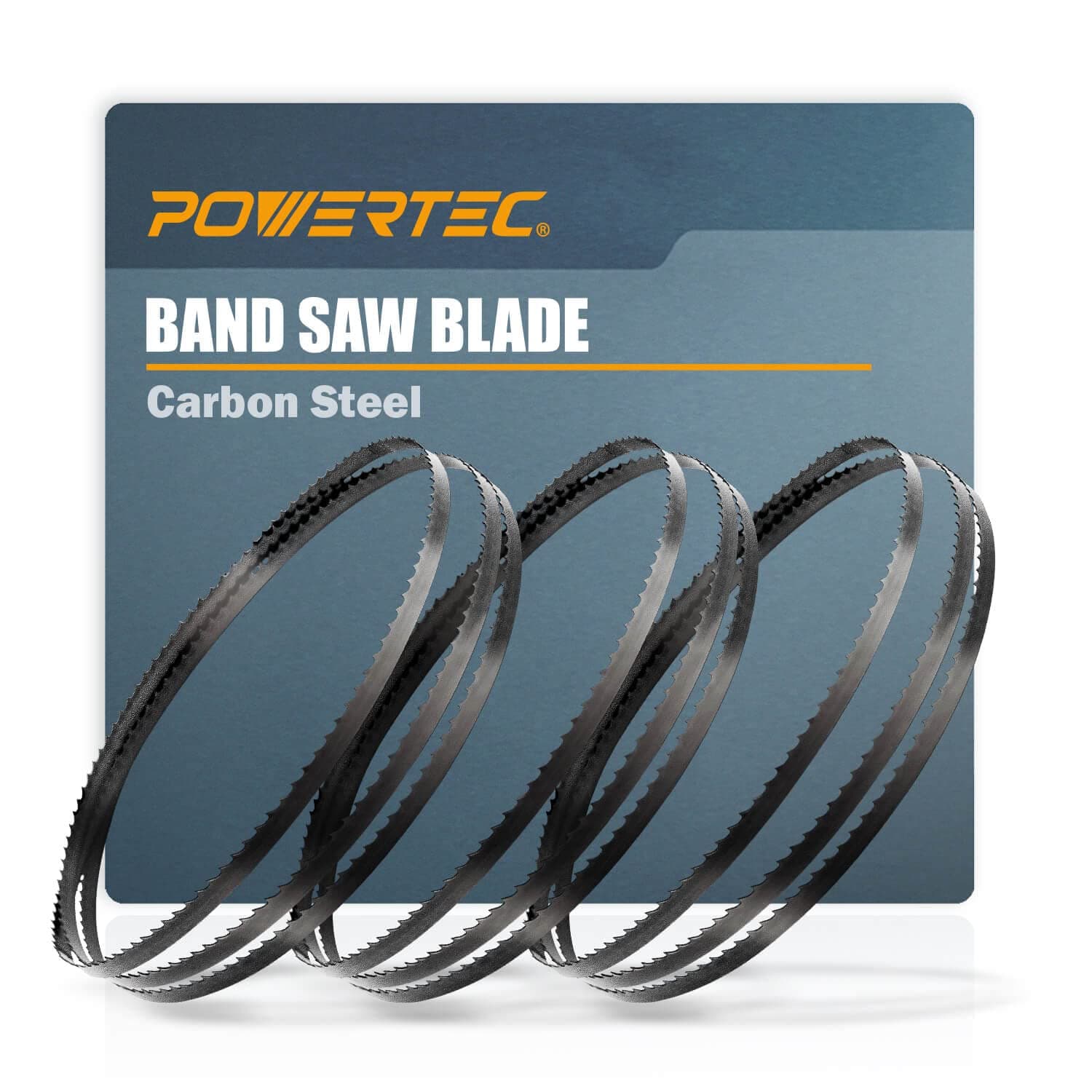 POWERTEC 13603 Bandsaw Blades 93-1/2 Inch Assortment for Woodworking and Soft Ferrous Metals – 3 Pack