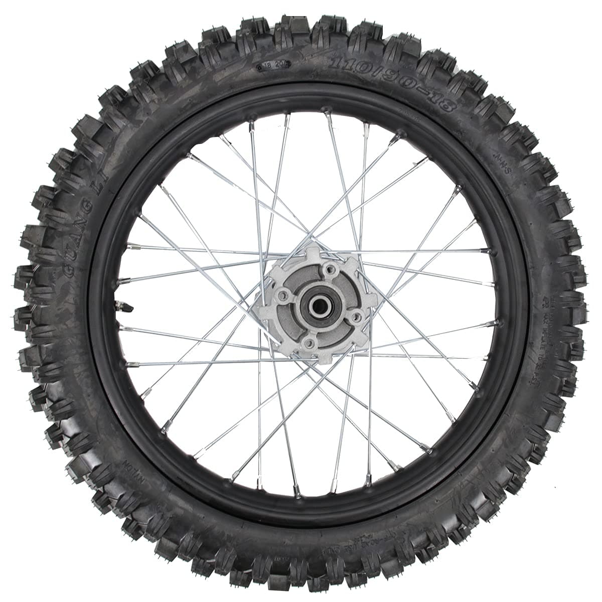 X-PRO 18" Rear Wheel 110/90-18 with 15mm Bearing Assembly for Dirt Bikes(DO NOT FIT HAWK250)