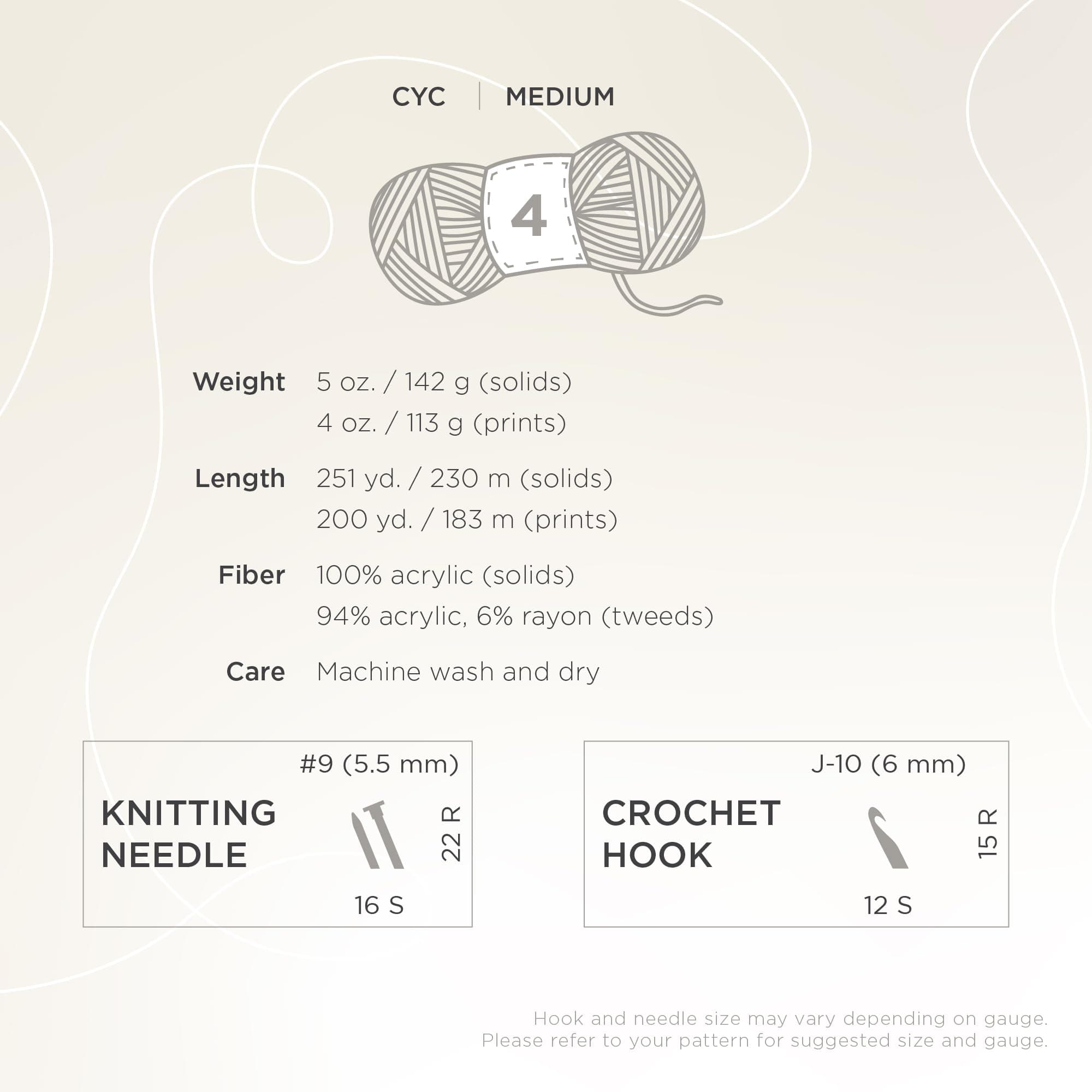 Lion Brand Yarn 142 g 100 Percent Acrylic Heartland Yarn Ball, Mammoth Cave