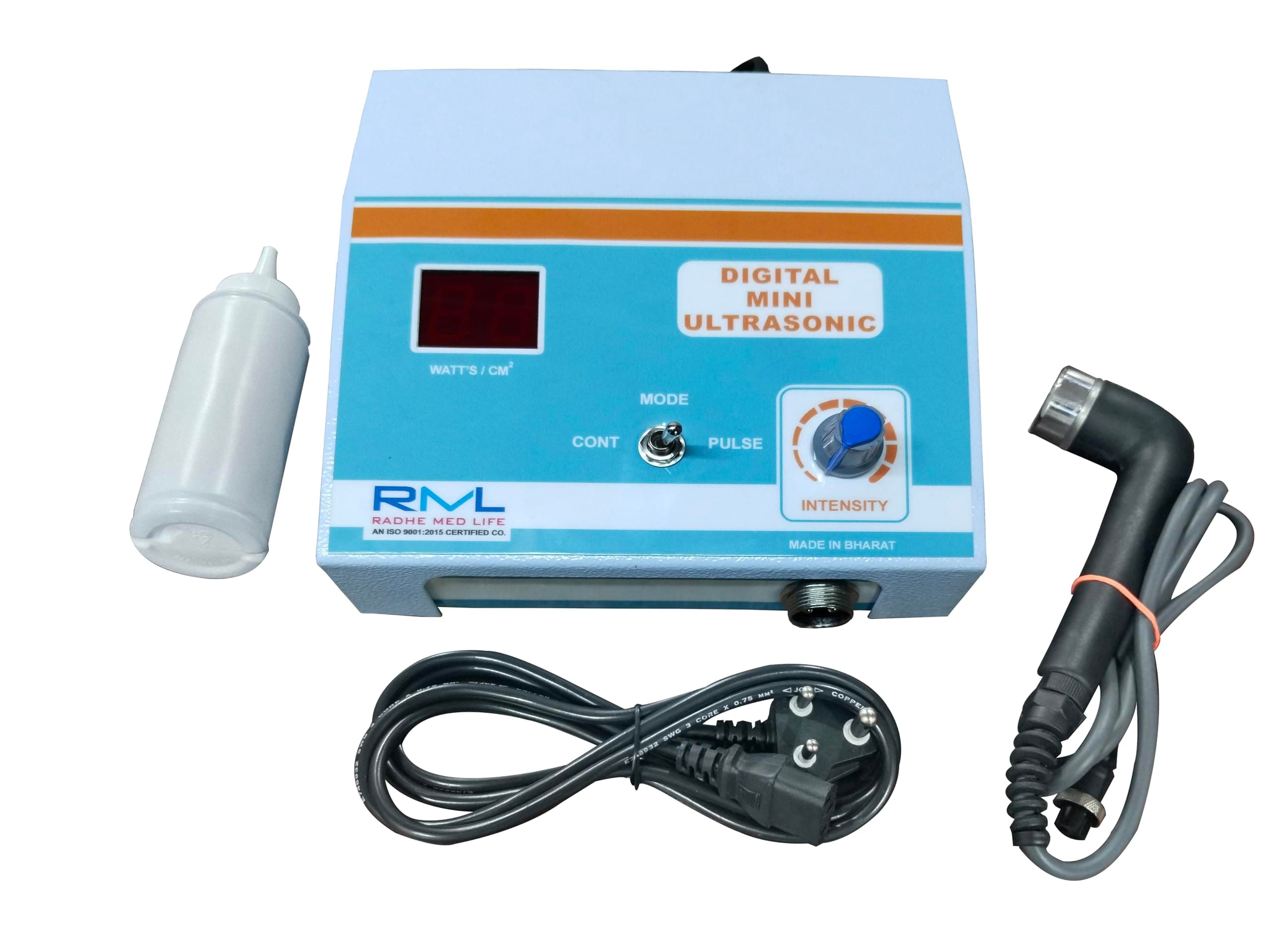 RADHE MED LIFE Advance Mini Ultrasonic For Body Pain Relief 1 Mhz Used In Physiotherapy Machine For Personal Use And Home Visit Purpose Ultrasound Machine Electrotherapy Massager, Multi