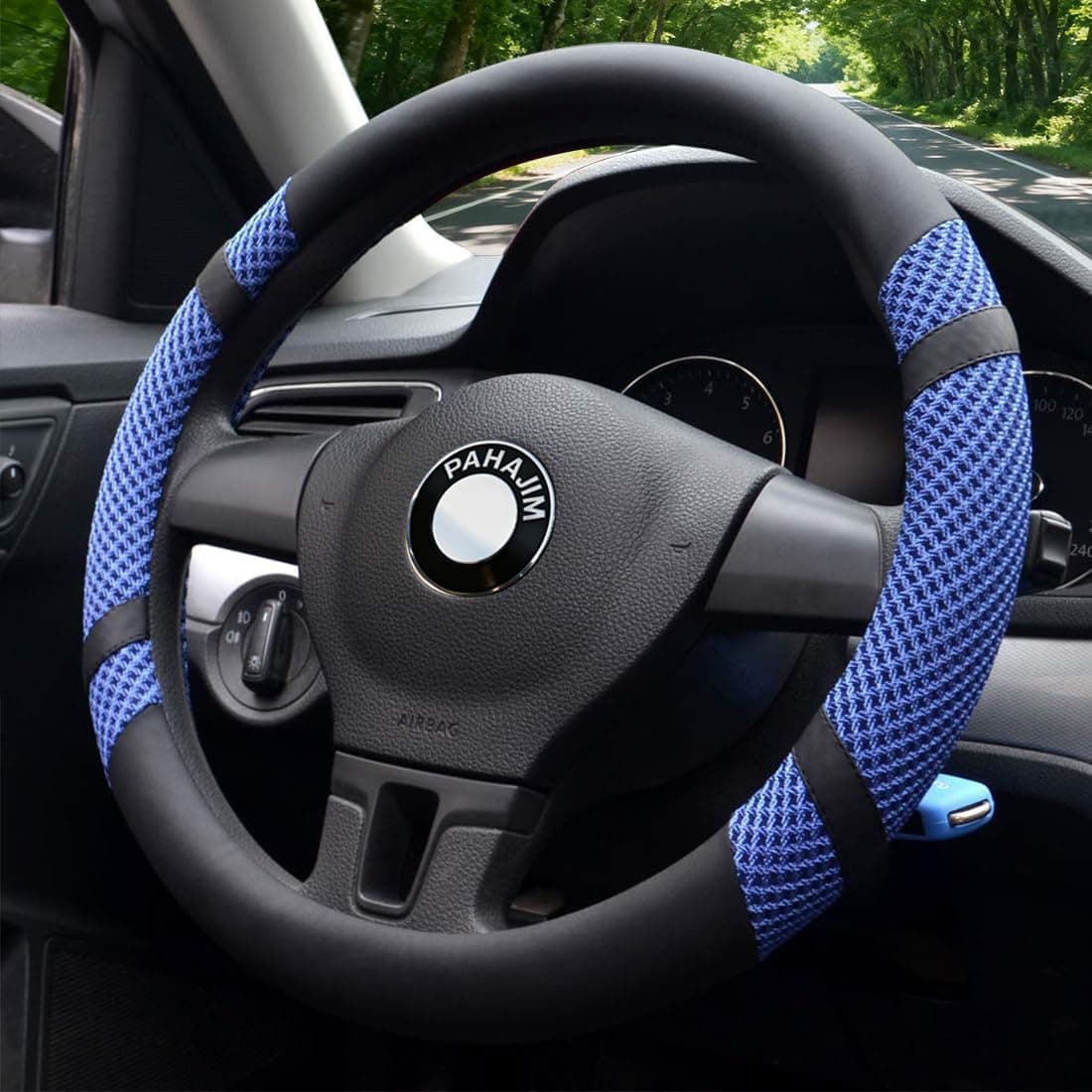 Ice silk steering wheel cover