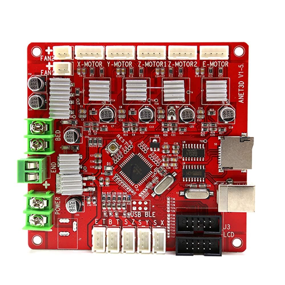 ANET A8 Mainboard Upgraded Replacement Controller Board V1.5 Motherboard 12V-24V for ANET A8 Prusa i3 3D Printer