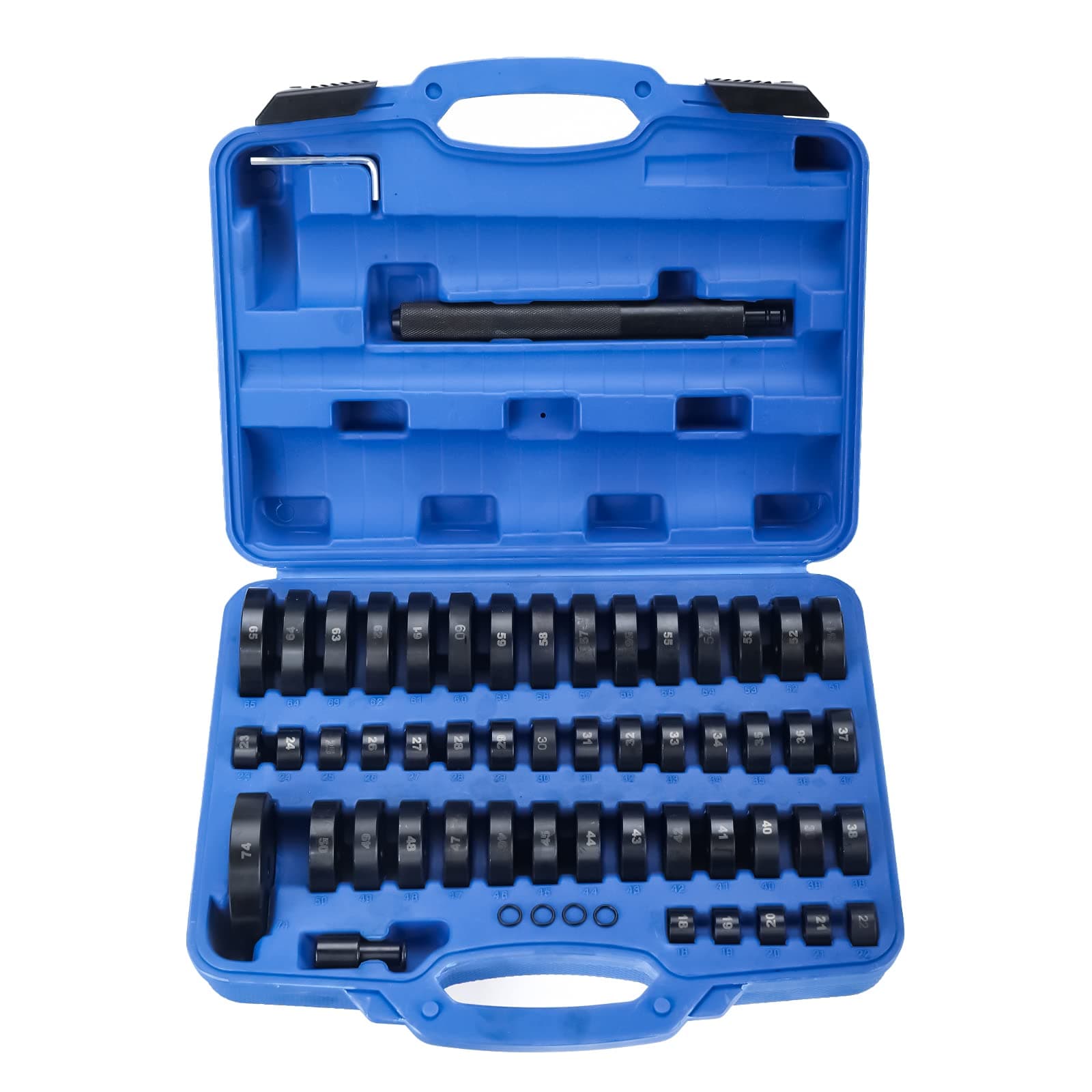 52-in-1 Custom Bushing Driver Set Transmission Wheel Axle Bearing Race and Seal Installer Remover Tool Kit