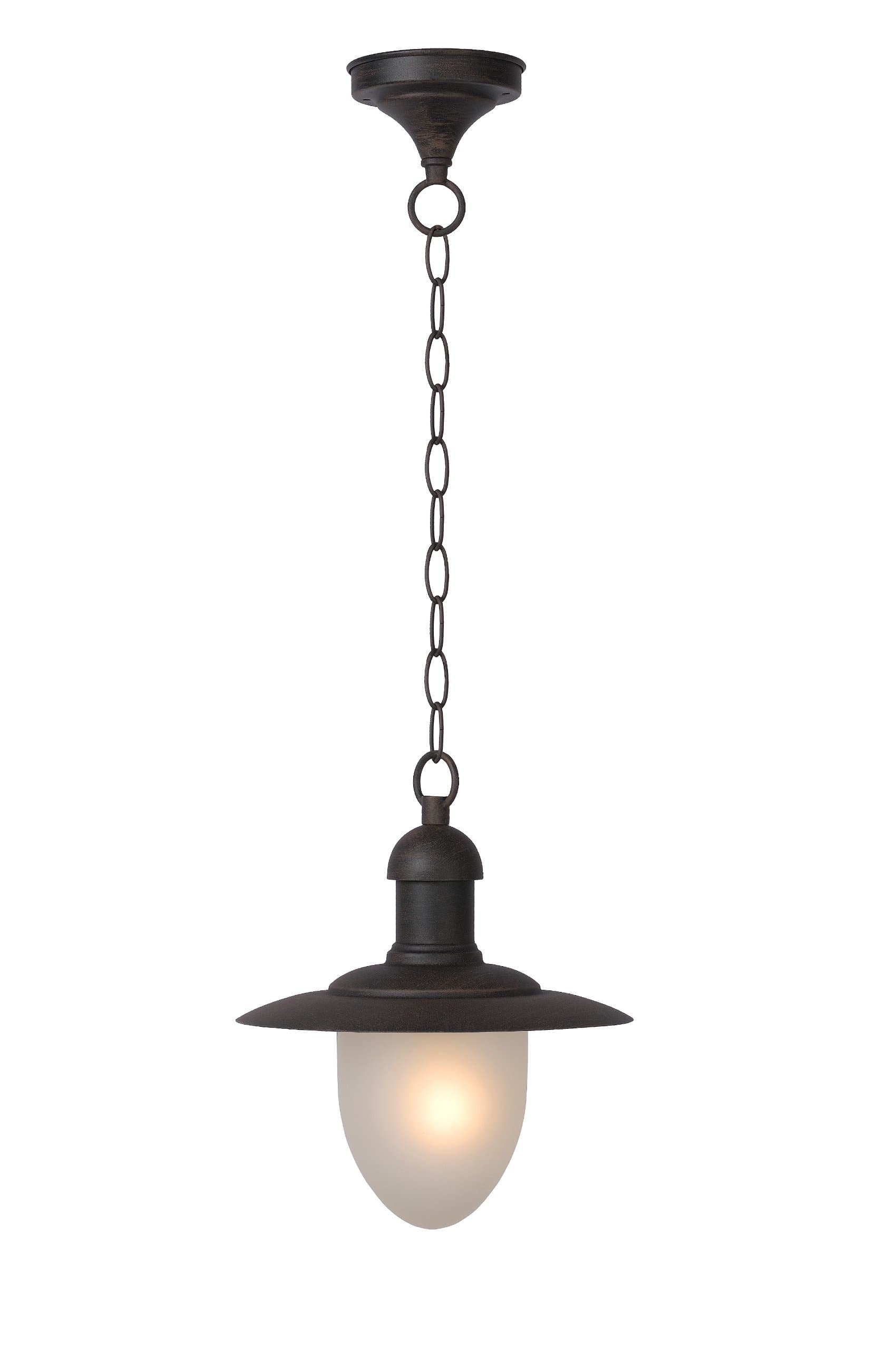 LUCIDEARUBA - Pendant Light Outdoor - Ø 25 cm - IP44 - Rust Brown