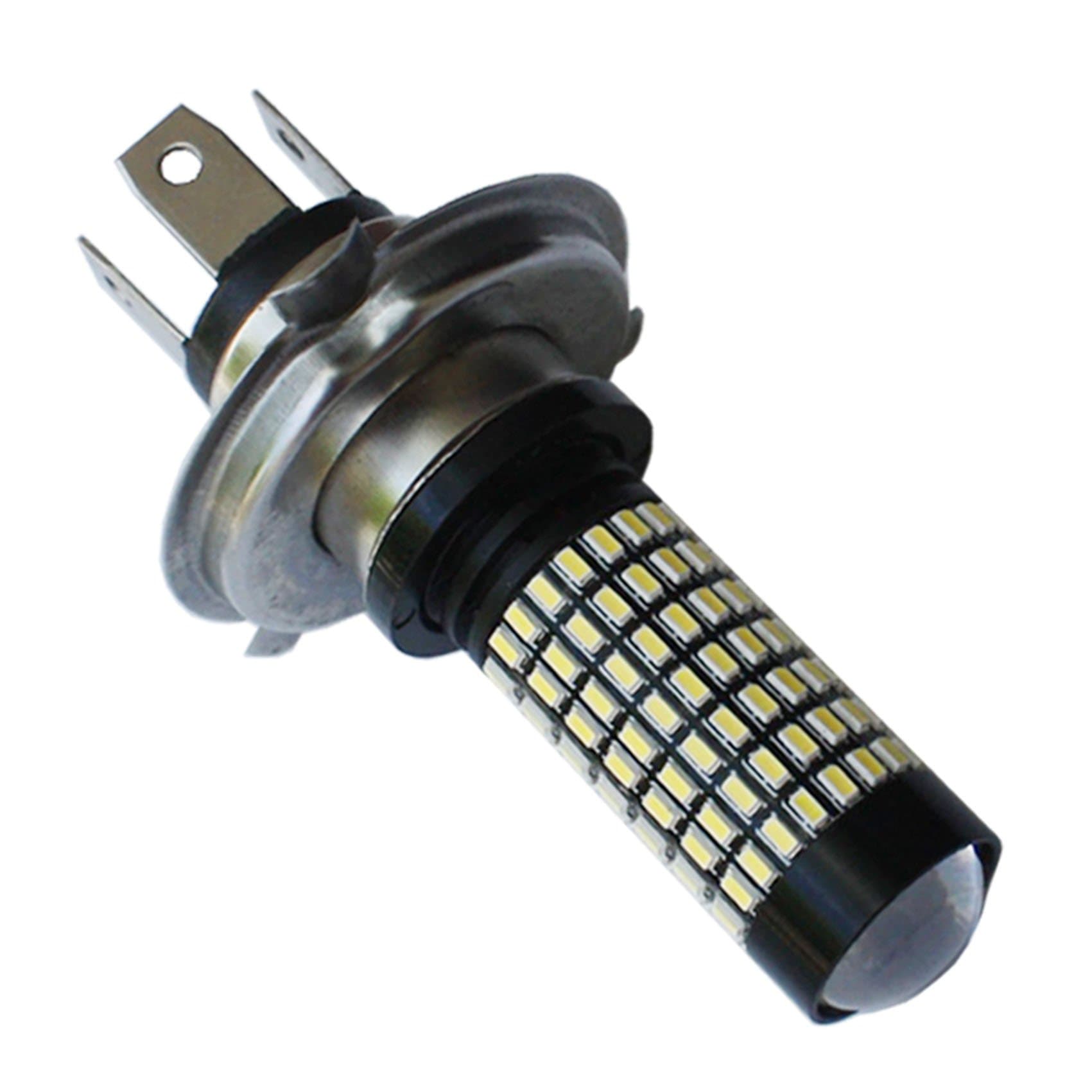 BYOPTO 1 Pcs H4 HS1 HB2 9003 H/L 1400LM DC12V 158SMD LED motor bike/moped/scooter/ATV headLight fog DRL bulb