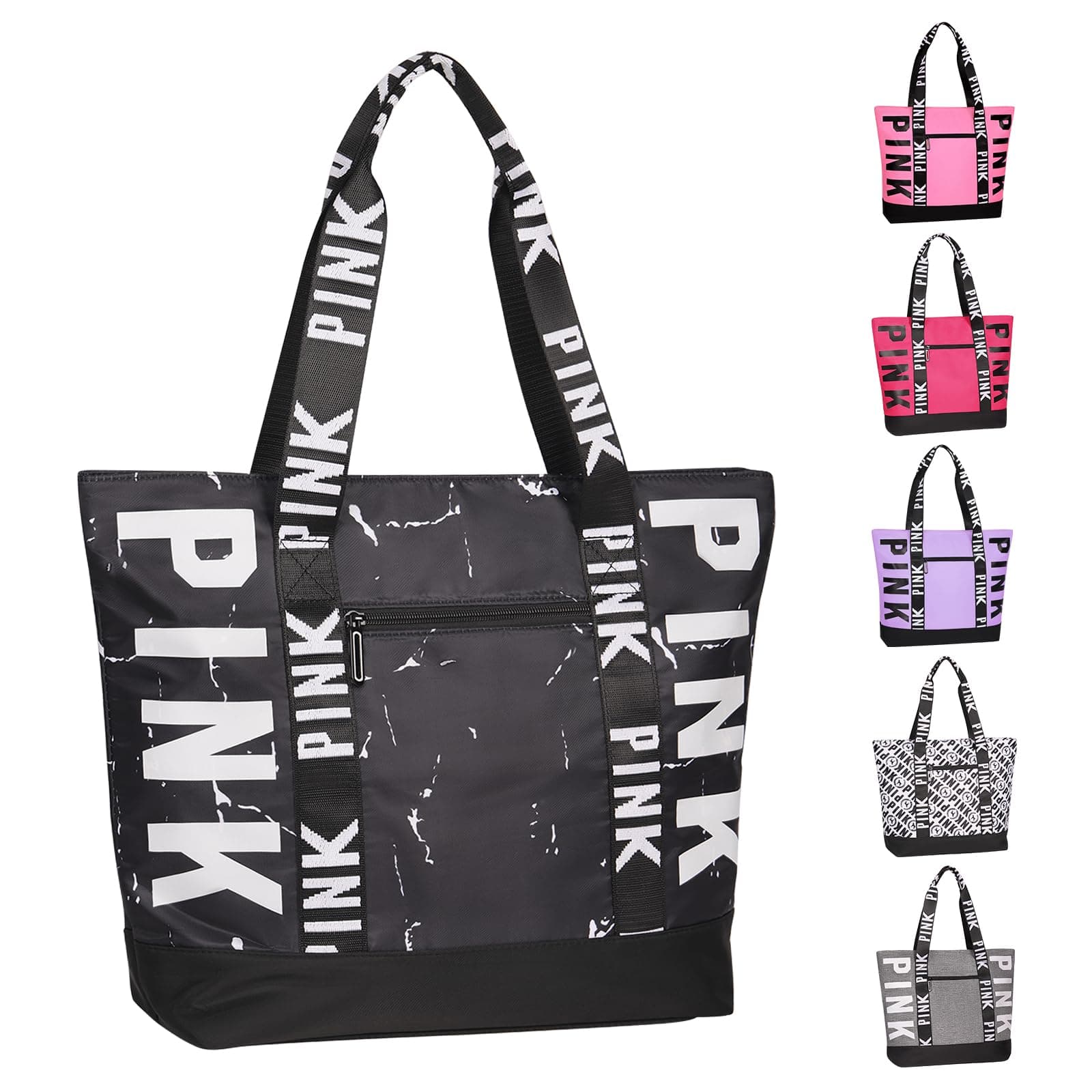 Travel Tote Bag for Women, Large Waterproof Beach Bag for Daily