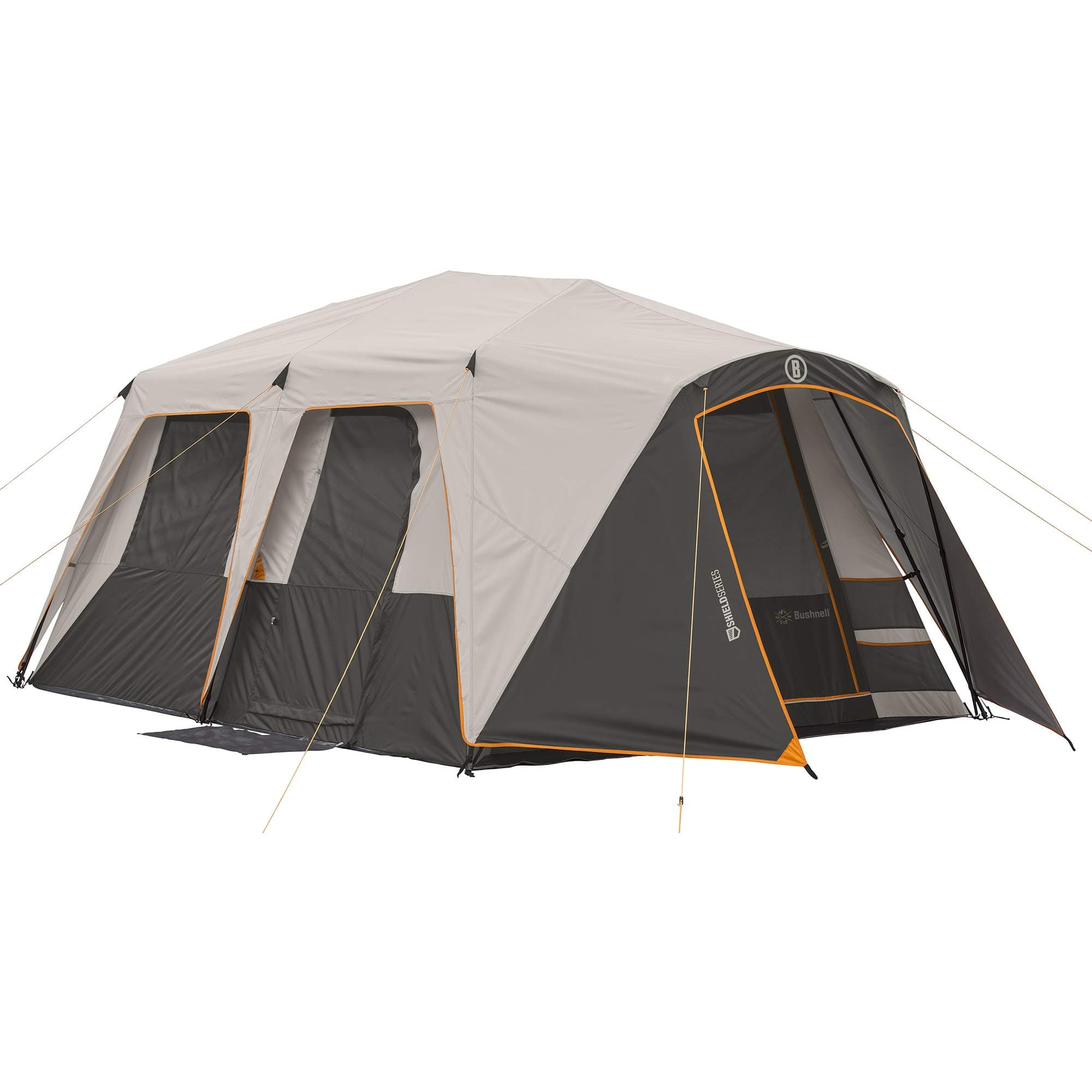 Bushnell Instant Tent | 6 Person / 9 Person / 12 Person Shield Series Instant Tents Cabin Design Perfect for 3 Season Family Camping, Hunting, and Fishing with Fast Setup | Instant Tents, Cabin Design, Family Camping, Hunting, Fishing, Fast Setup