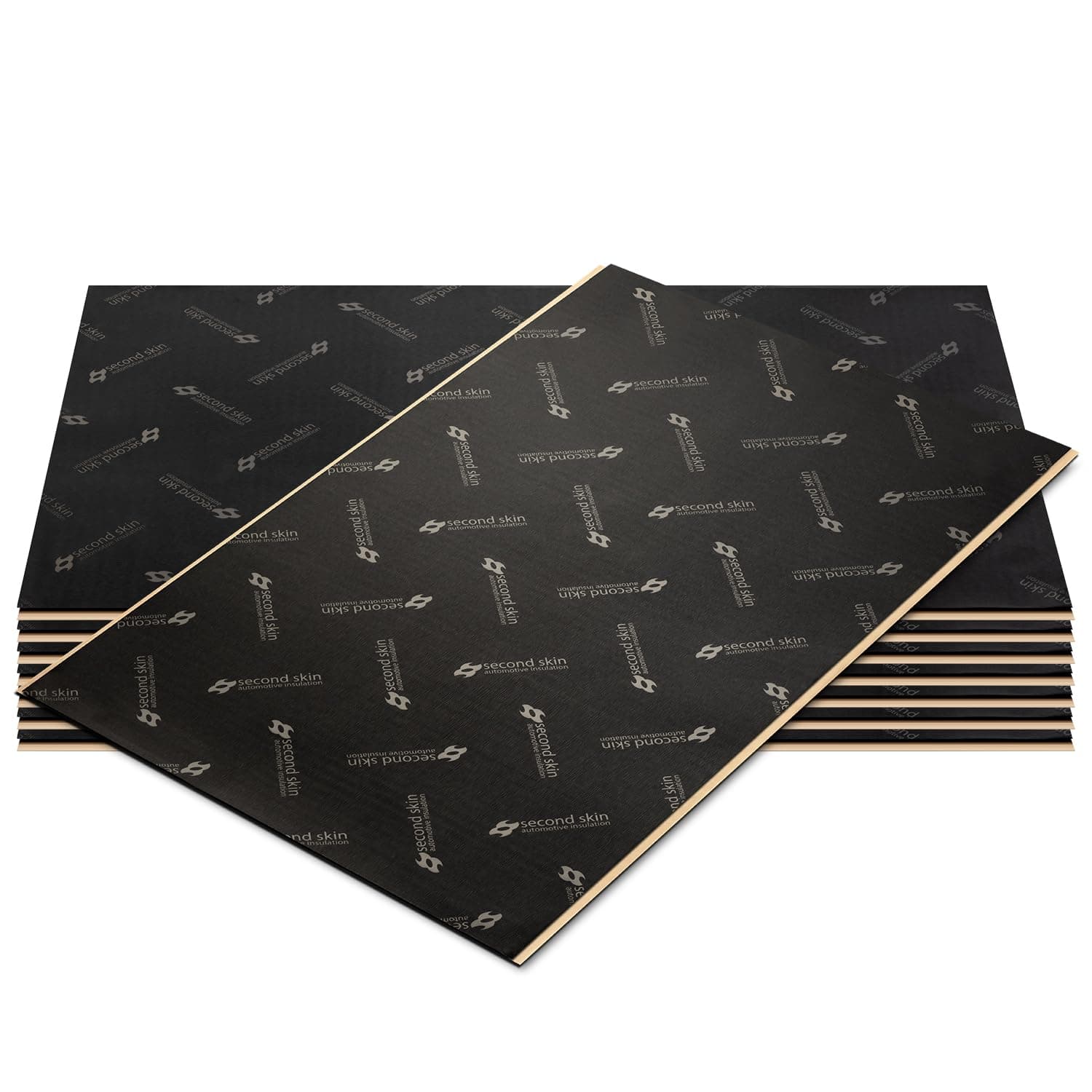 Second Skin Damplifier Pro Premium Car Sound Deadening Material (2mm) Butyl Rubber Auto Sound Deadner Mat (13.67 Sq Feet, 8 Sheets) Made in USA