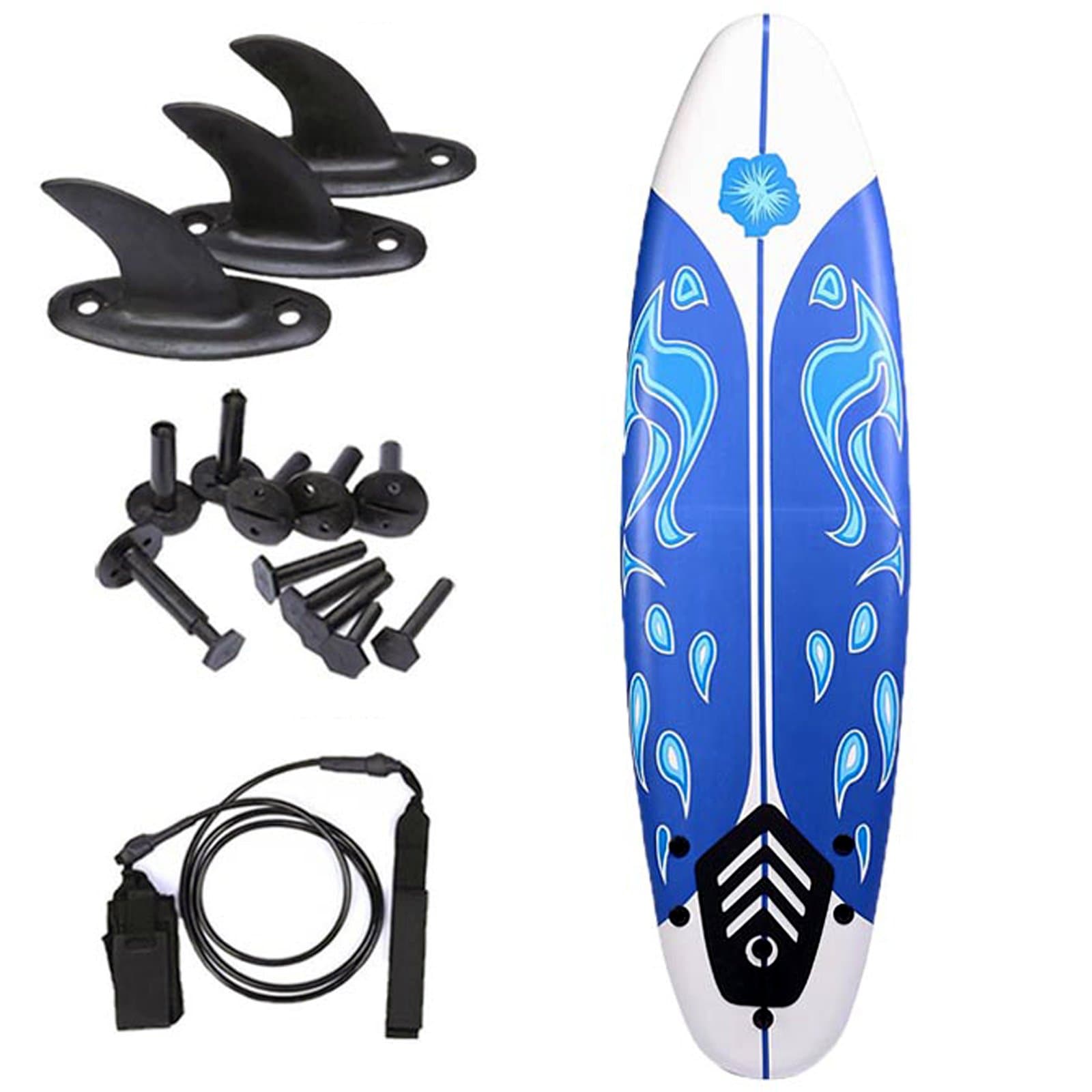 New 6' Foamie Board Surfboard Surfing Surf Board Perfect for beginners