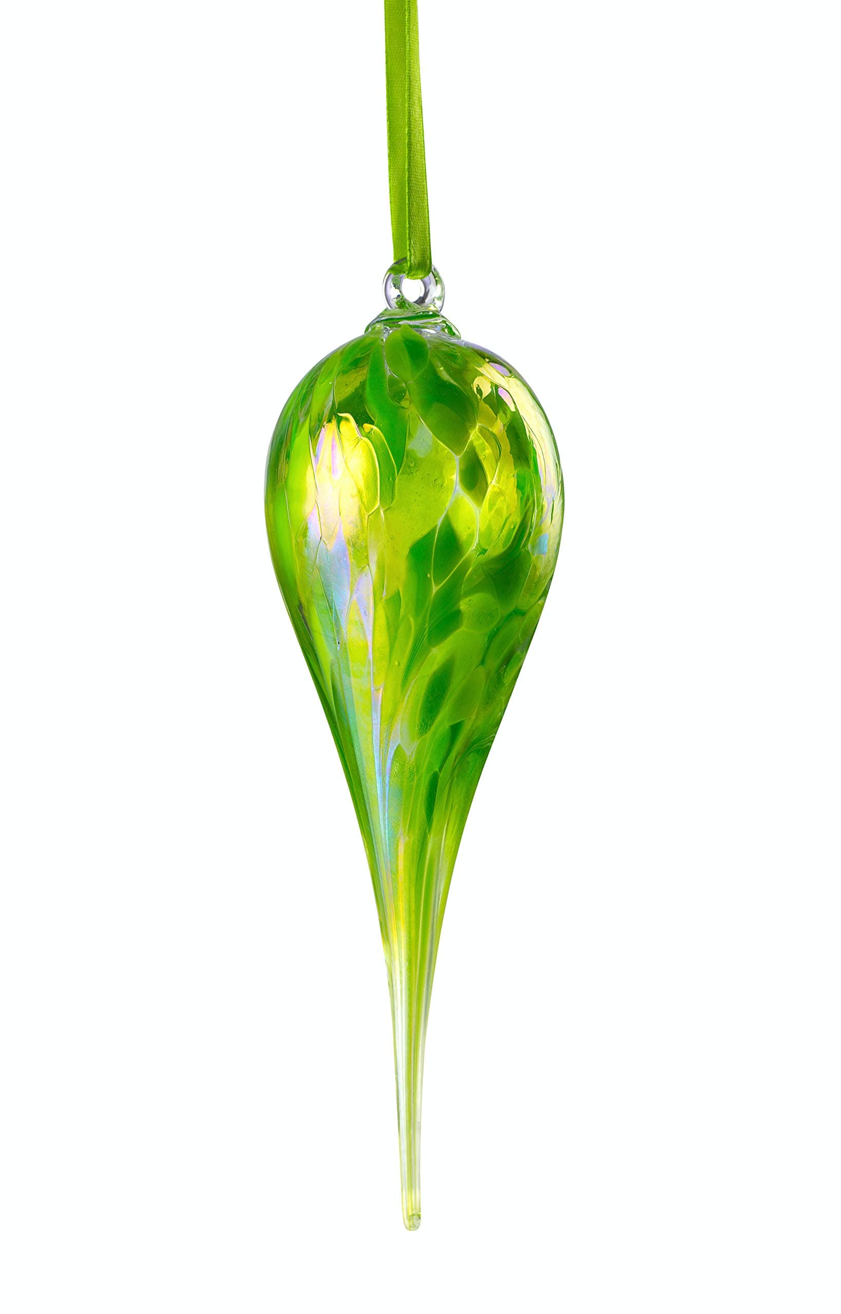 Friendship Birthstone Hanging Glass Birth Gem - MAY Birthday - EMERALD - Gem Drop Design