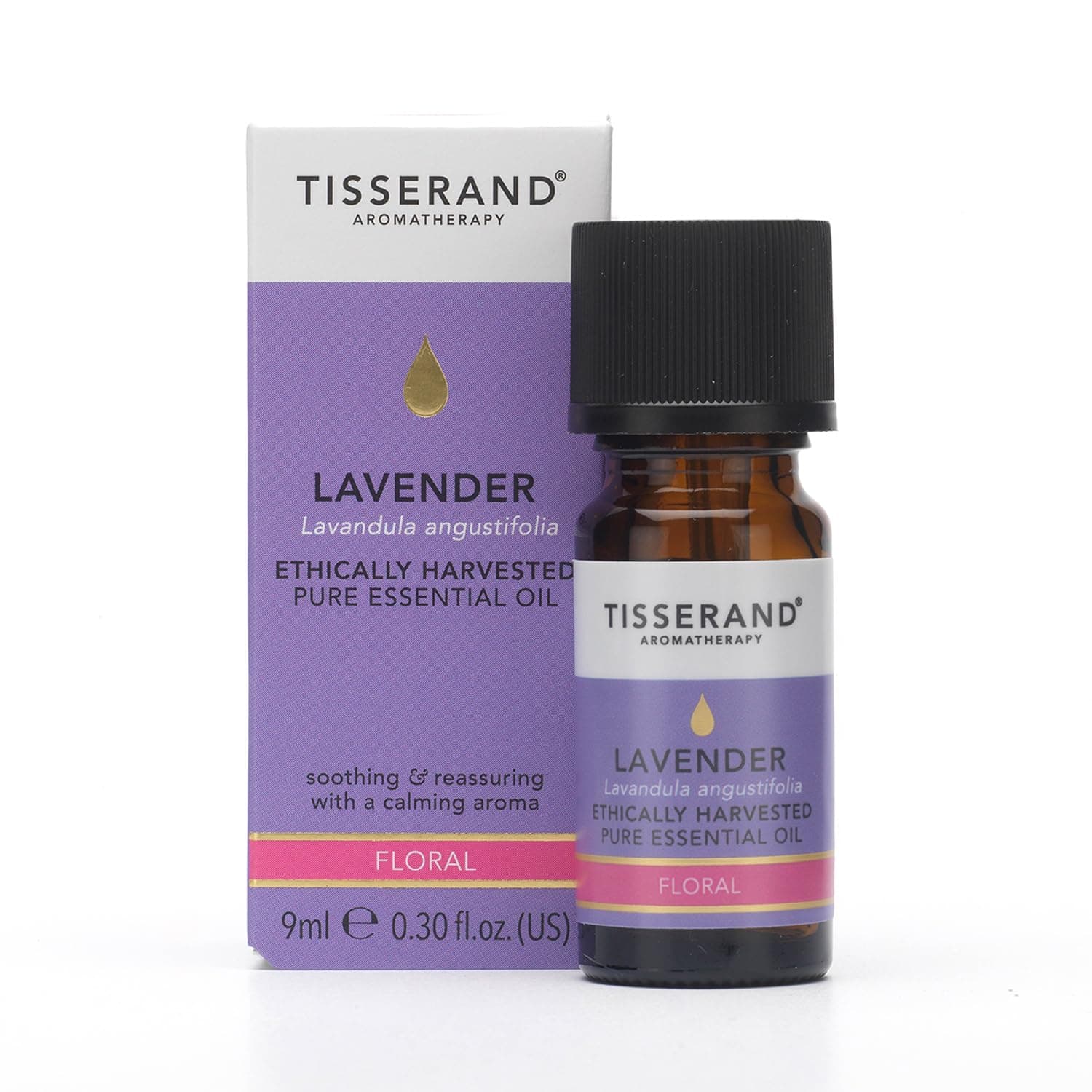 Tisserand Pure Essential Oil, Lavender, 0.32 Ounce