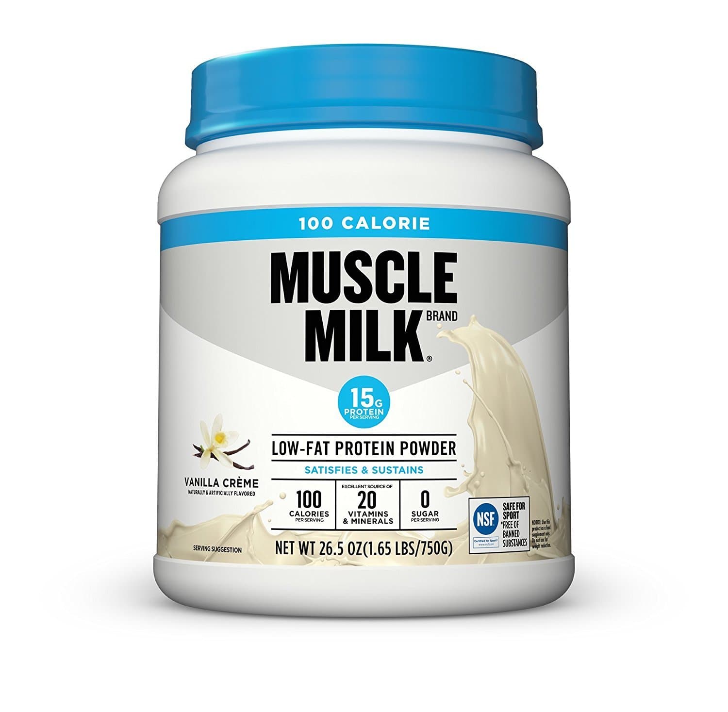 100 Calorie Protein Powder, Vanilla Creme, 15g Protein, 1.65 Pound