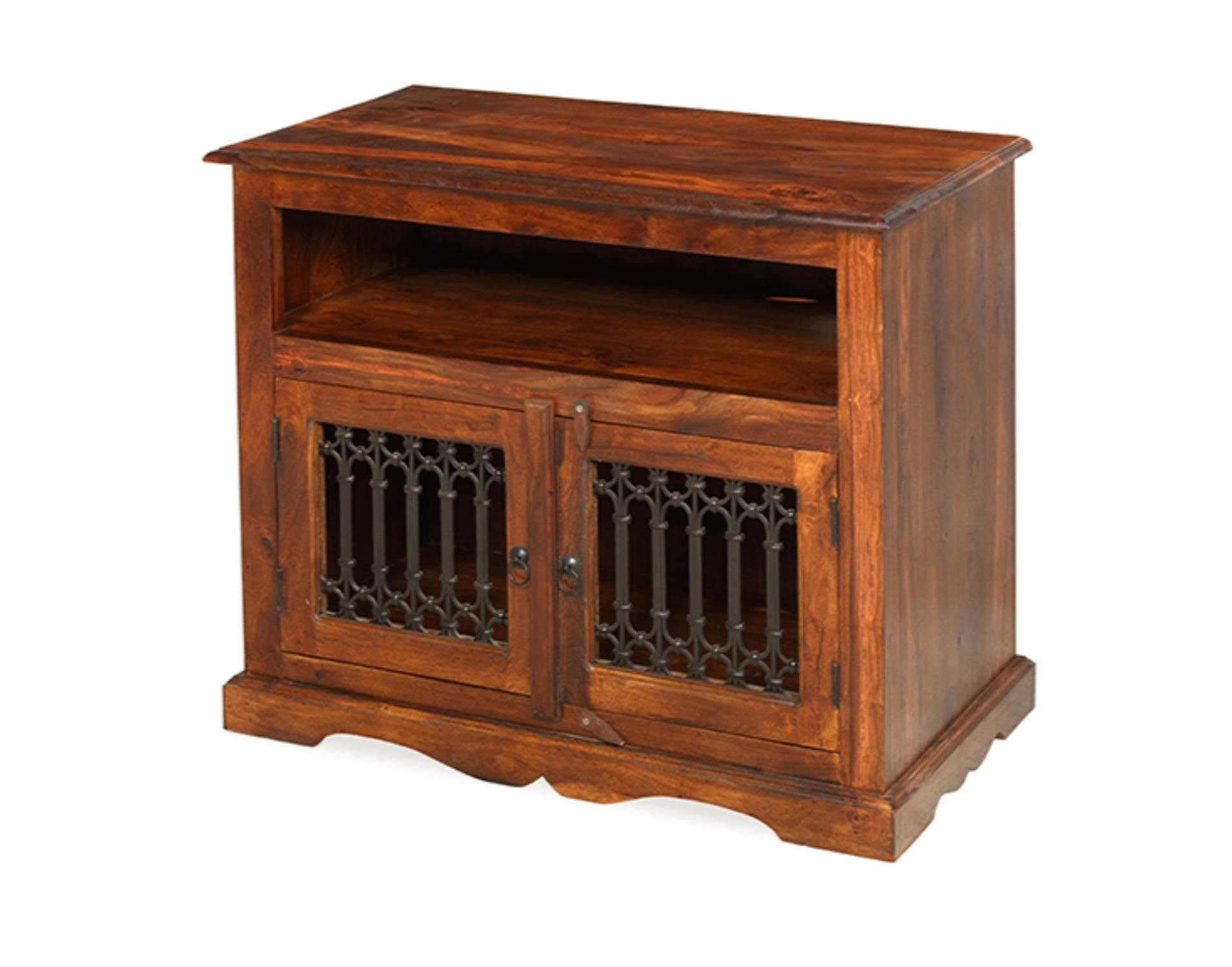 Maharajah Indian Rosewood 85cm Small Square TV Stand