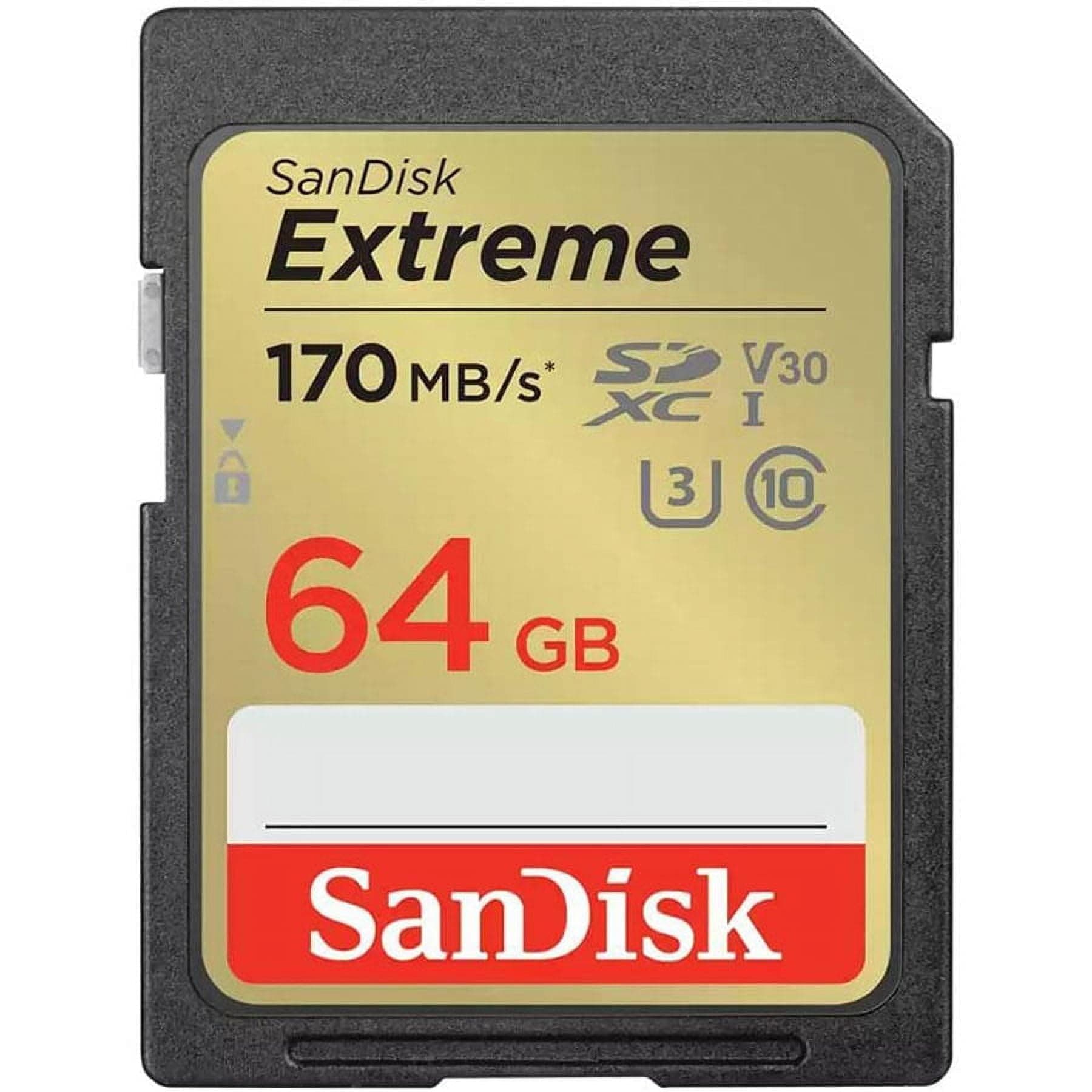 Extreme Sdxc Card 64 GB 150 Mb/S V30 Uhs-I U3 - Sdsdxv6-064G-Gncin
