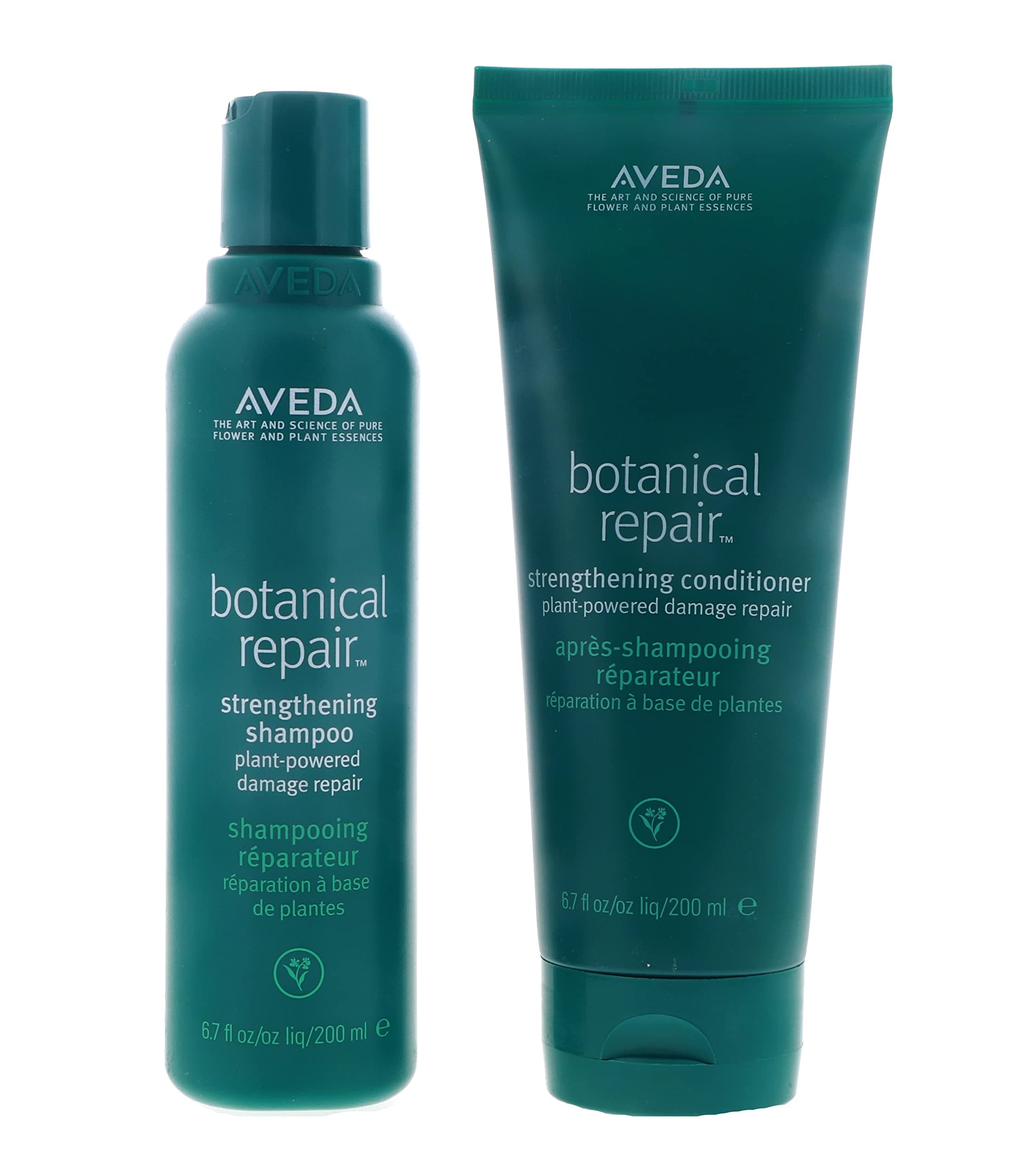 Hair Therapy Aveda Botanical Repair Strengthening Shampoo and Conditioner 6.7oz Duo Plant Powered Damage Repair
