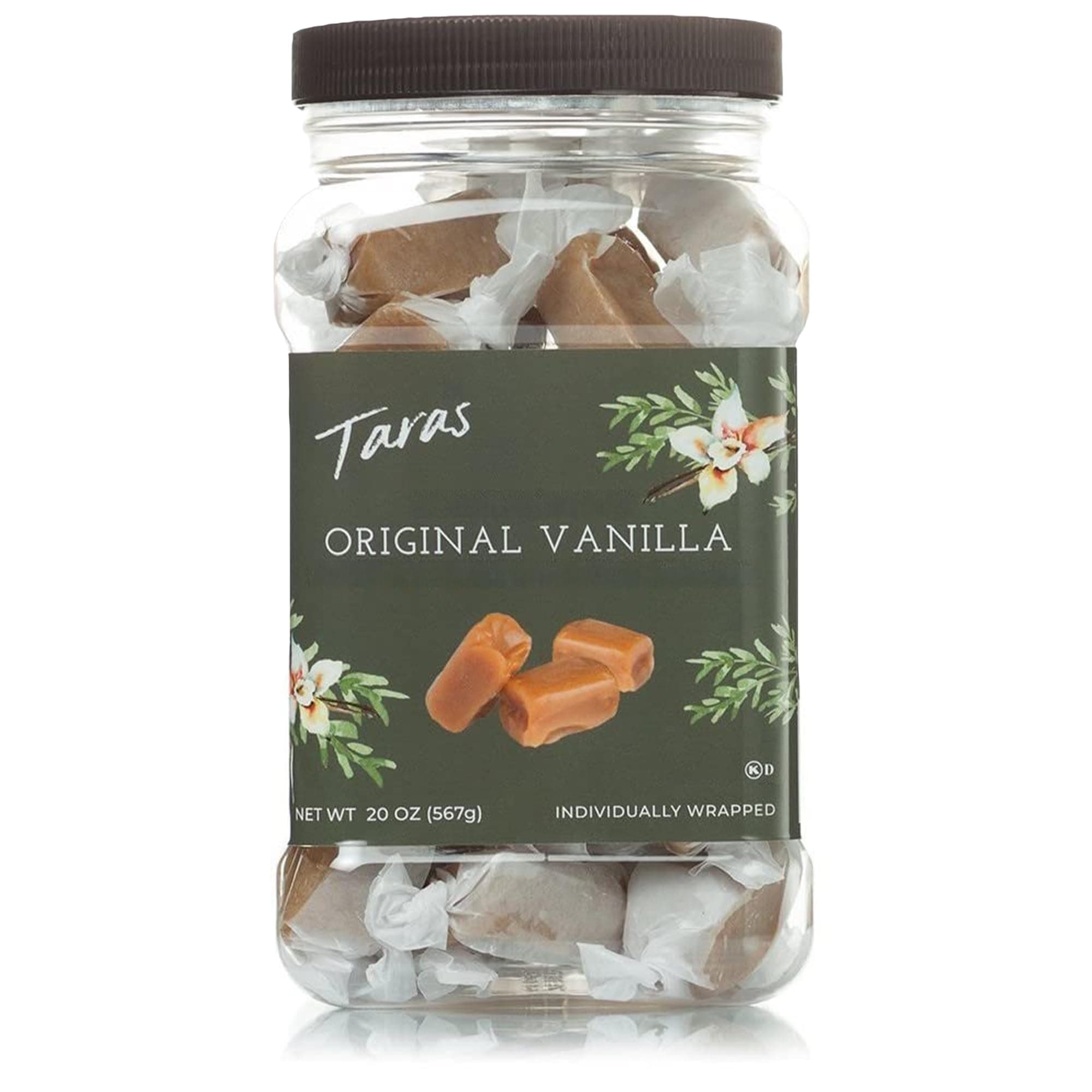 Taras Gourmet Vanilla Caramels | Carefully Crafted All Natural Candy