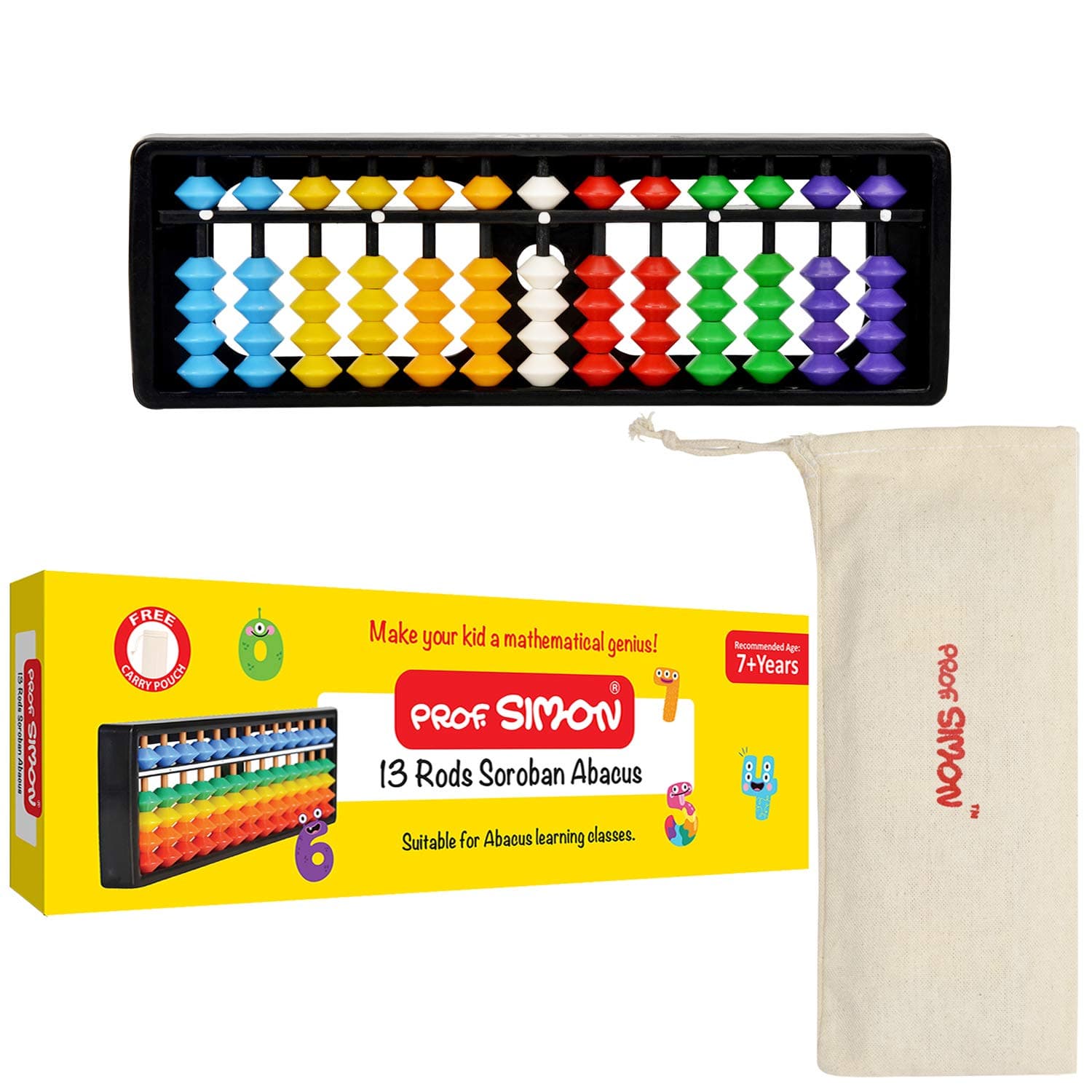 13 Rods Soroban Plastic Abacus