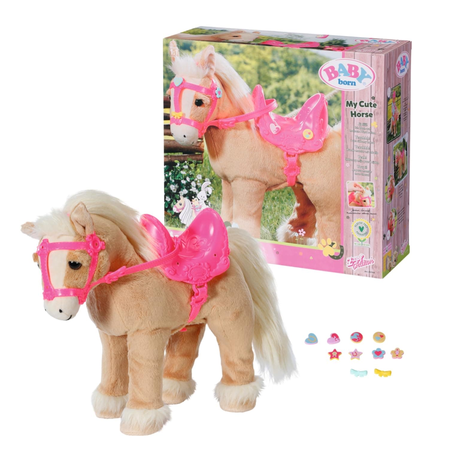 831168 Animals Cute Horse, One Size, Beige