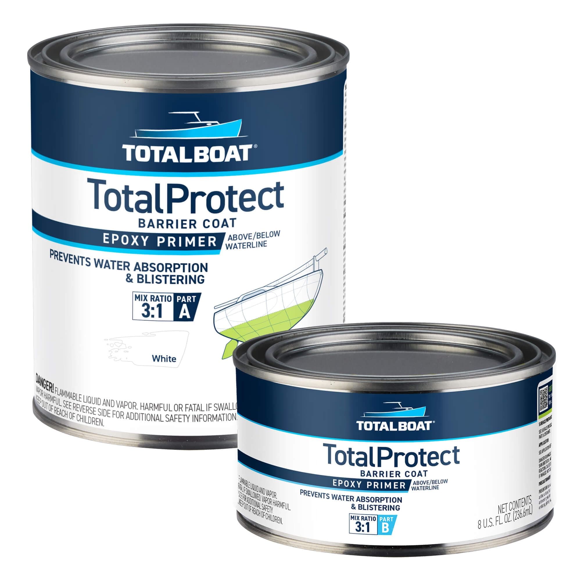 TotalBoat TotalProtect エポキシバリアコートシステム。