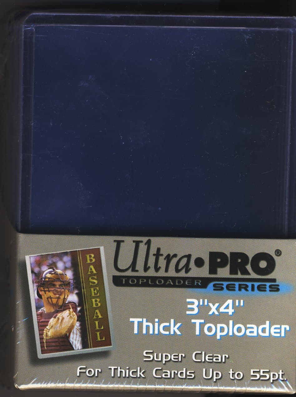 Ultra Pro Card Supplies Toploader Series 3" X 4" Thick Toploader 55pt Card Holders [25 Count]