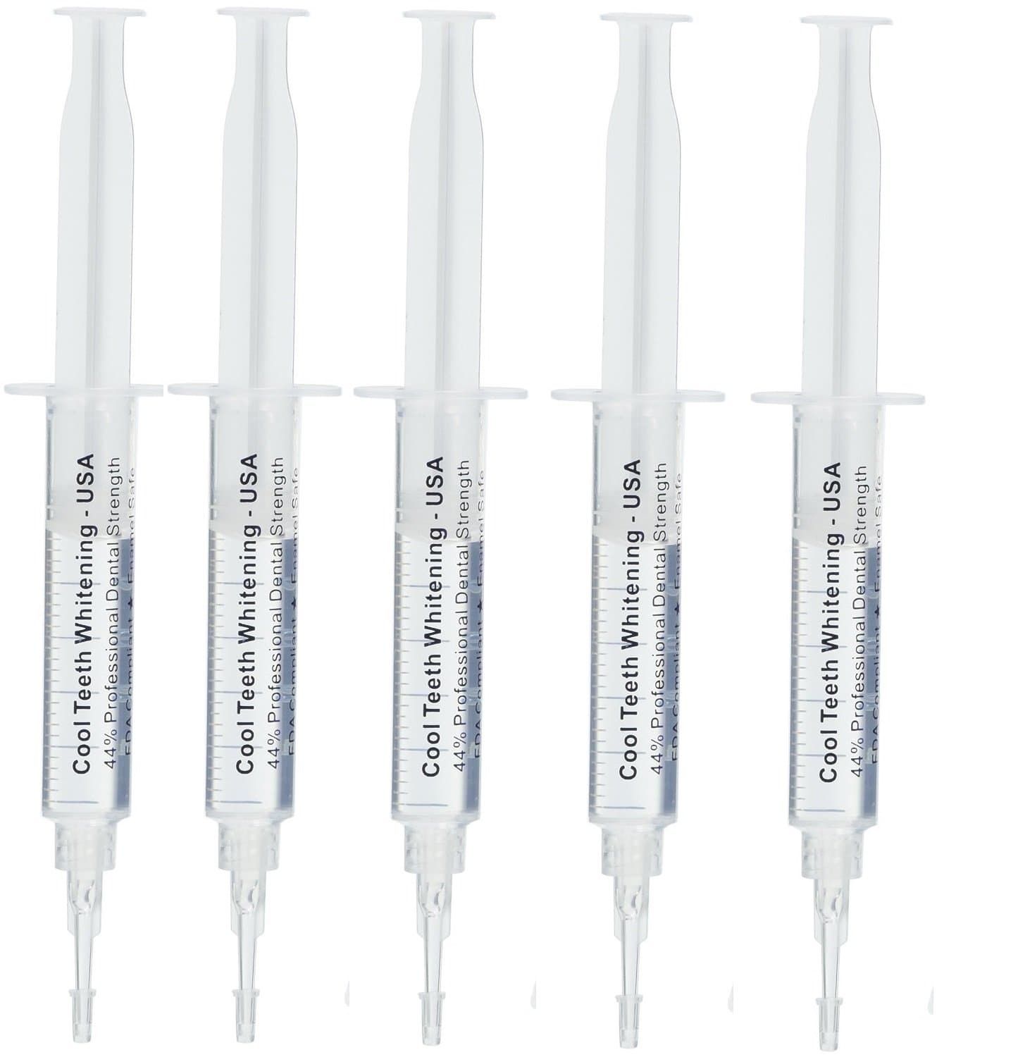 Teeth Whitening Gel for Trays - Fast Acting Refill Gel with Strongest 44% Carbamide Peroxide Gel and Bleach Trays