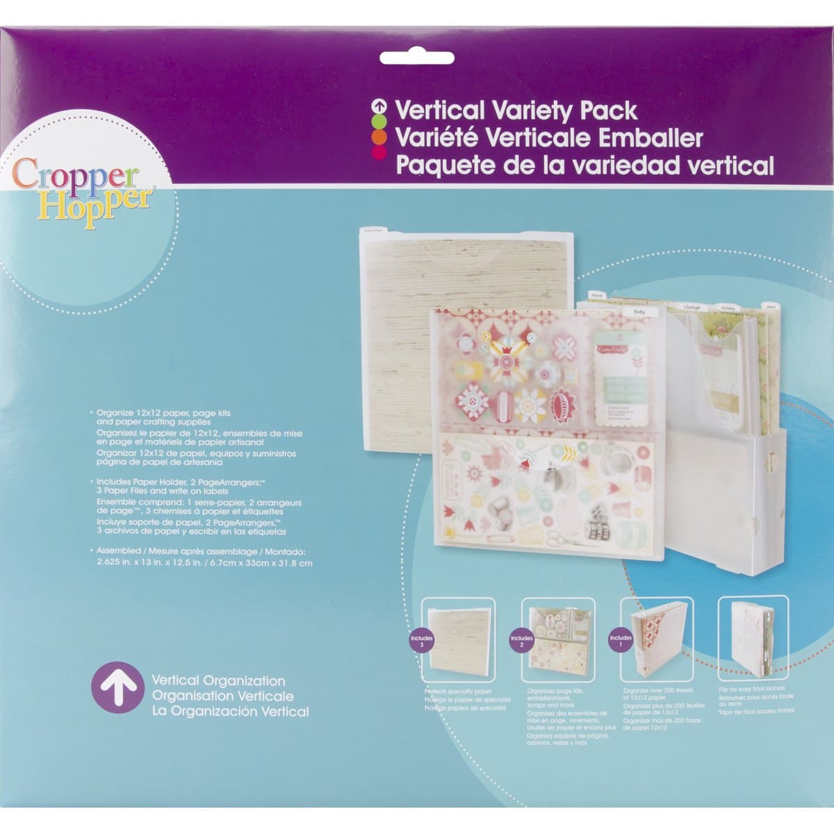 Brand New Cropper Hopper Vertical Variety Pack-12.5"X13"X2.625" Brand New