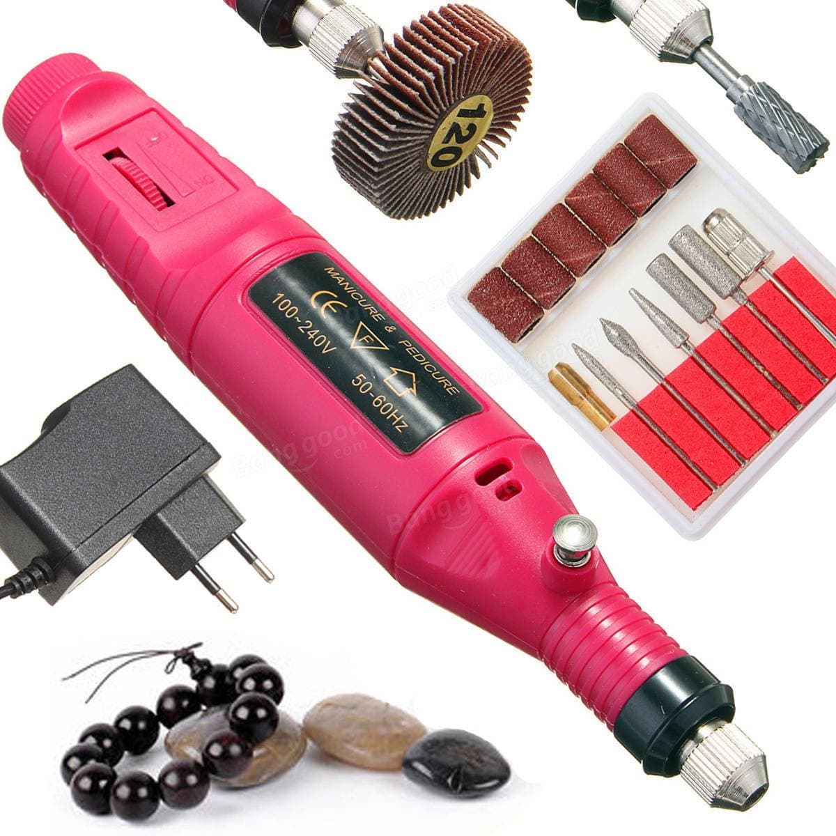 A&S TOOL SHOP Wood Playing Electric Tools Mini Grinding Pen Drilling Polishing Machine (Red)