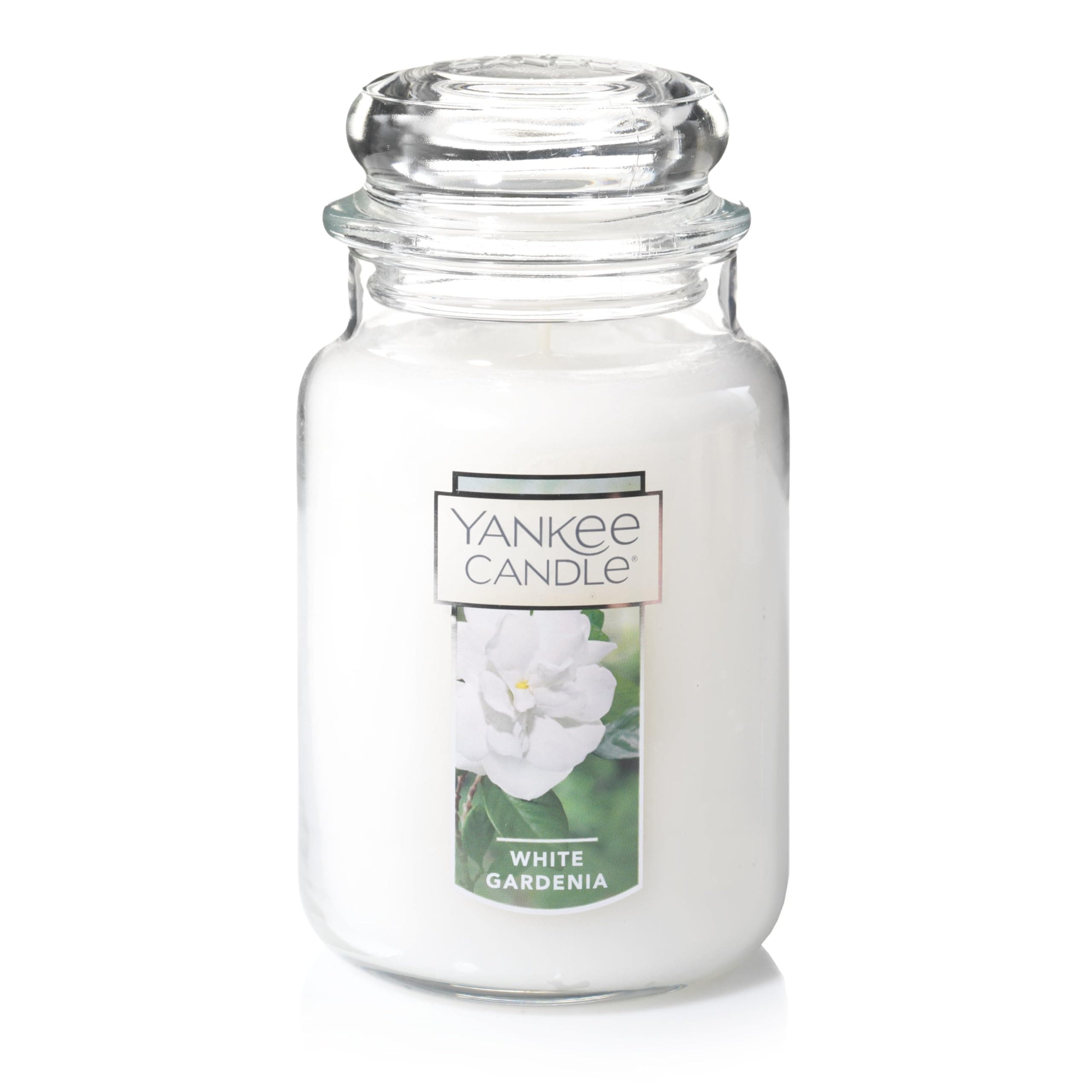Yankee Candle White Gardenia Scented Premium Paraffin Grade Candle Wax with up to 150 Hour Burn Time, Large Jar