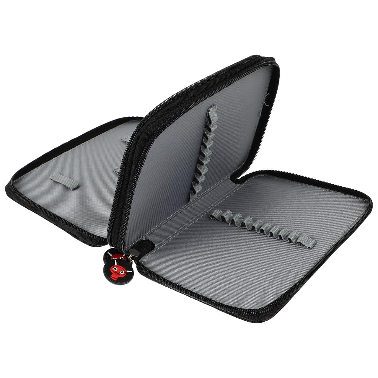 DOITOOL Nail Kit Travel Nail Polish Organizer Makeup Organizer Case Nail Art Brush Case Manicure Tool Case Makeup Brush Holder Travel Cosmetic Storage Bag Fabric Japanese-style Tool Holder