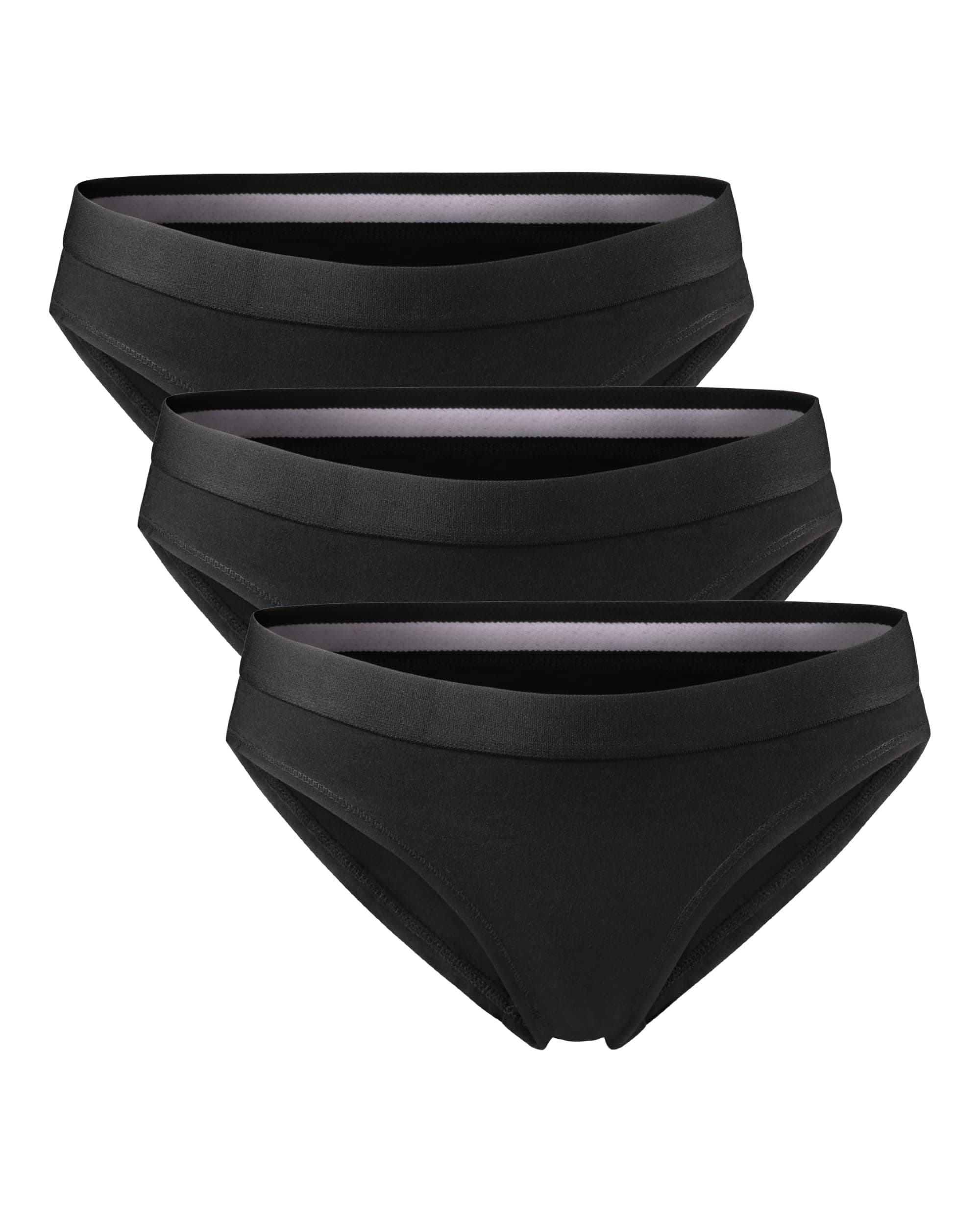 Women's Knickers, Organic Cotton Underwear, Panties, Soft Ladies Pants, Comfortable Bikini Briefs, For Daily Wear, 3 or 6 Pack