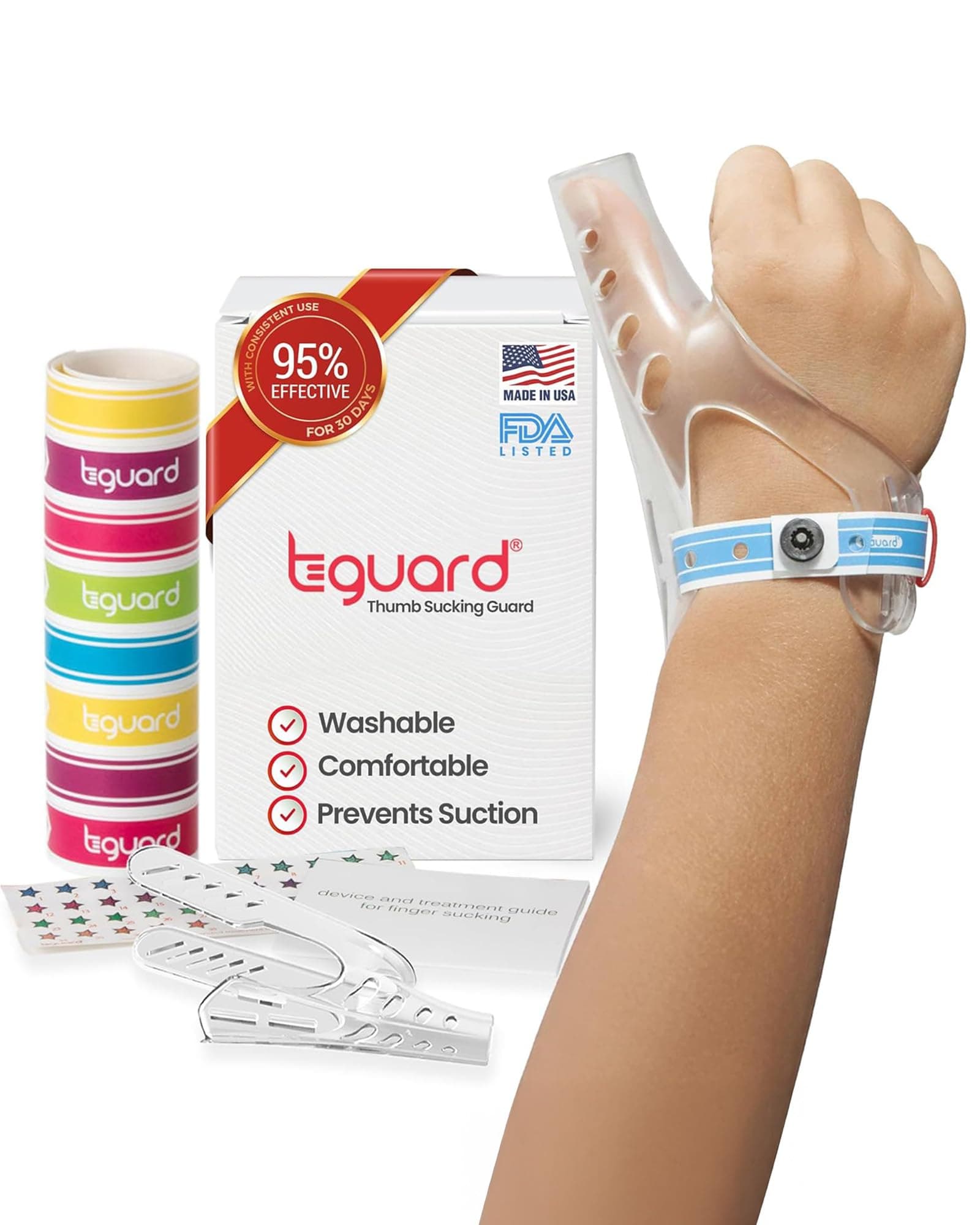TGuard AeroThumb, Treatment Kit to Stop Thumbsucking (Small (Ages 0-4))