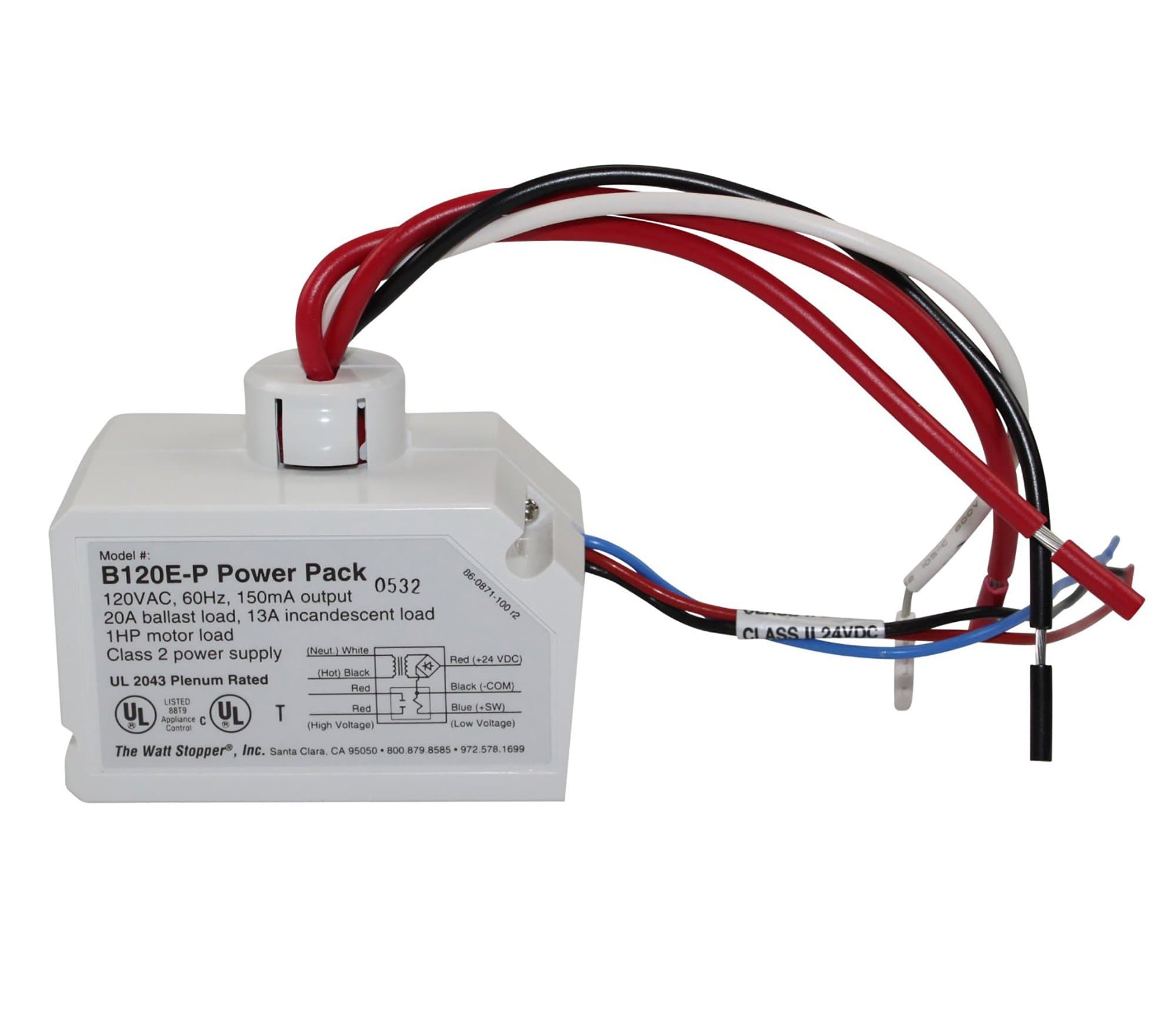 Wattstopper B120E-P 120Vac Occupancy Sensor Power Pack Supply 120VAC 24VDC