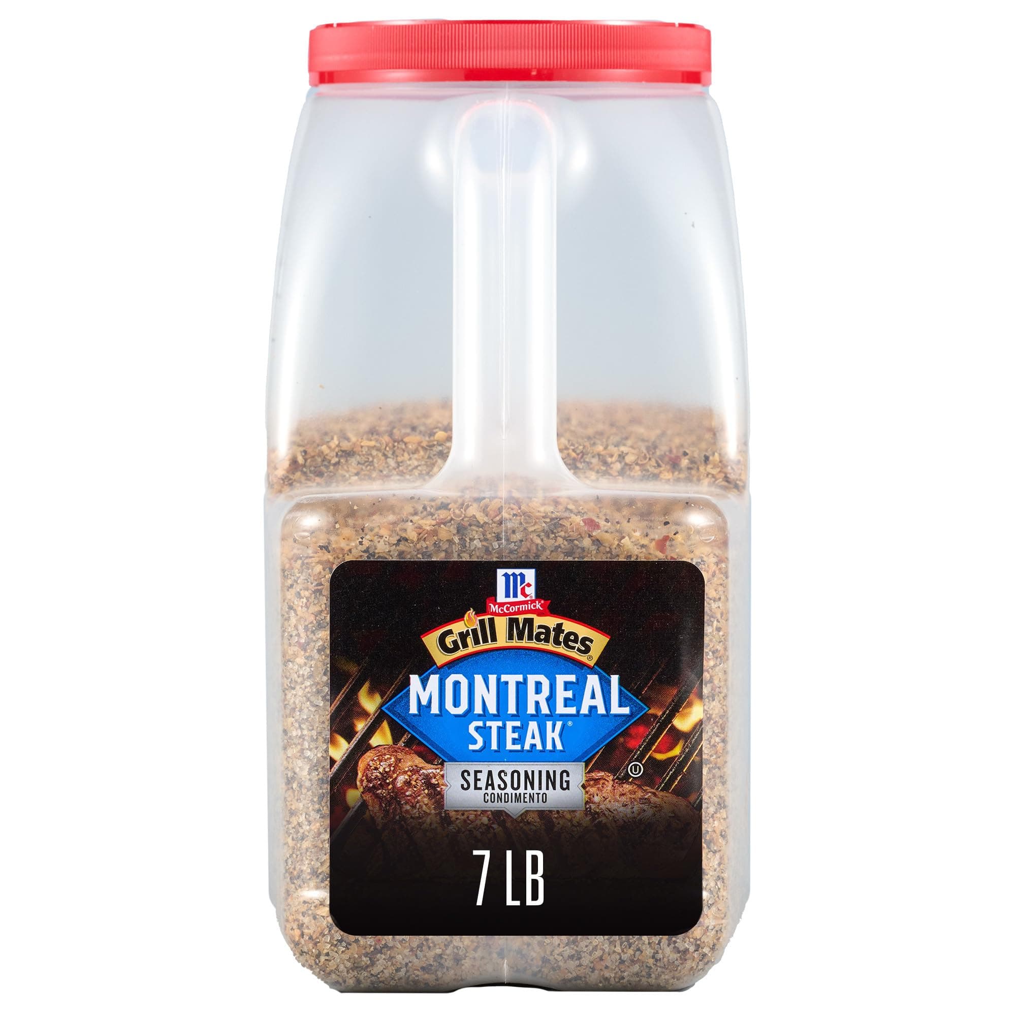 Montreal Steak Seasoning, 7 lb - One 7 Pound Container Montreal Steak Rub Seasoning, Ideal for Steaks, Ribs, Burgers and Vegetables for a Zesty Flavor