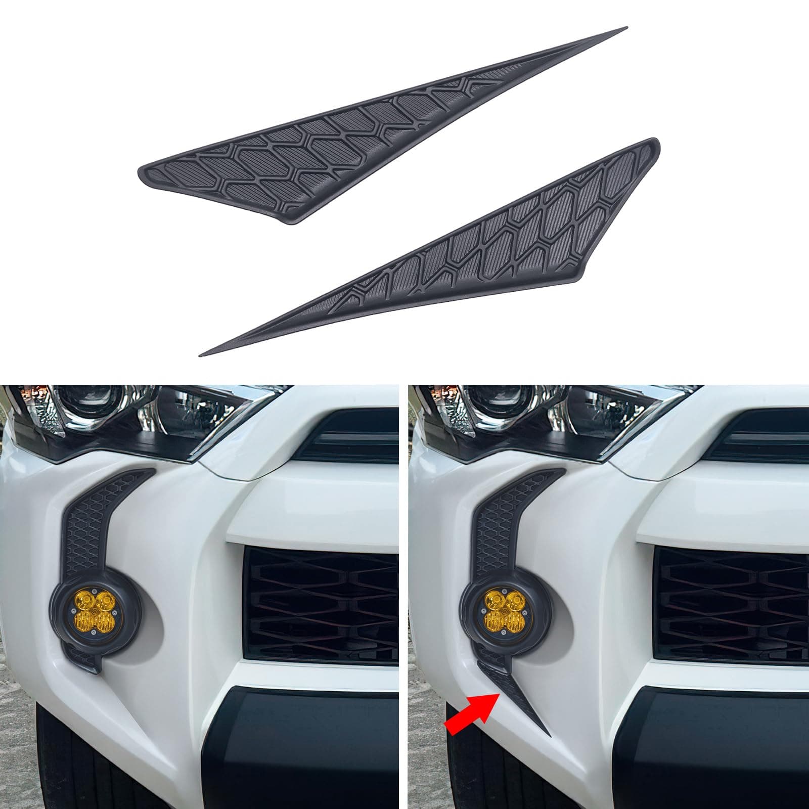 RAVOTOM Front Fog Light Decals Compatible with 2014-2024 4Runner
