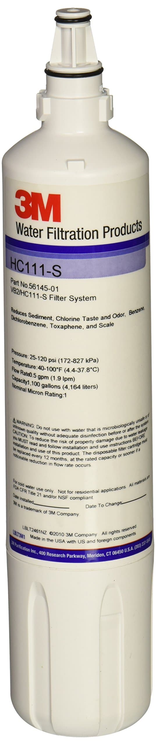 3M CUNO Food Service HC111-S Replacement Filter Cartridge for VB2