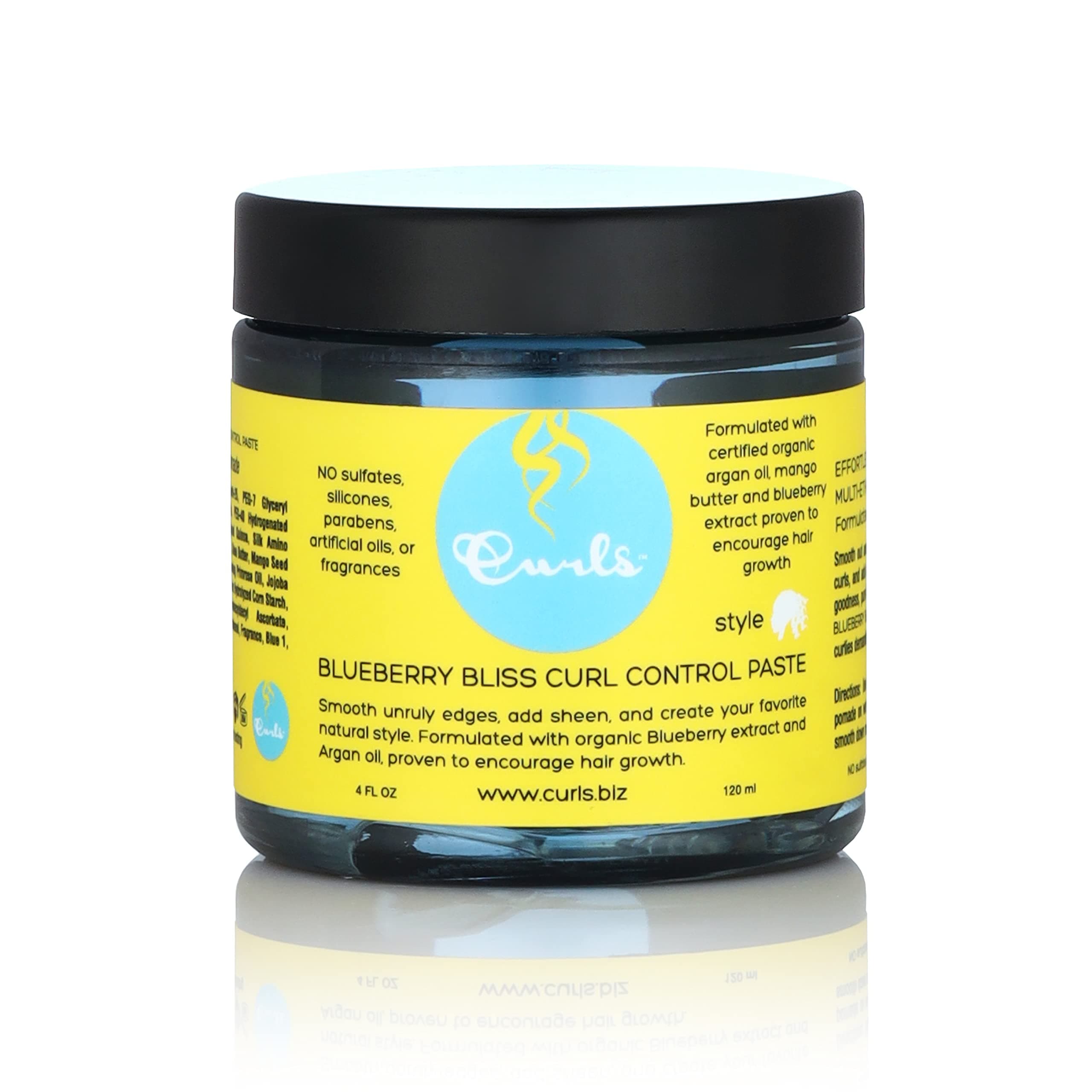 Curls Blueberry Bliss Curl Control Paste, 4Oz (120ML)