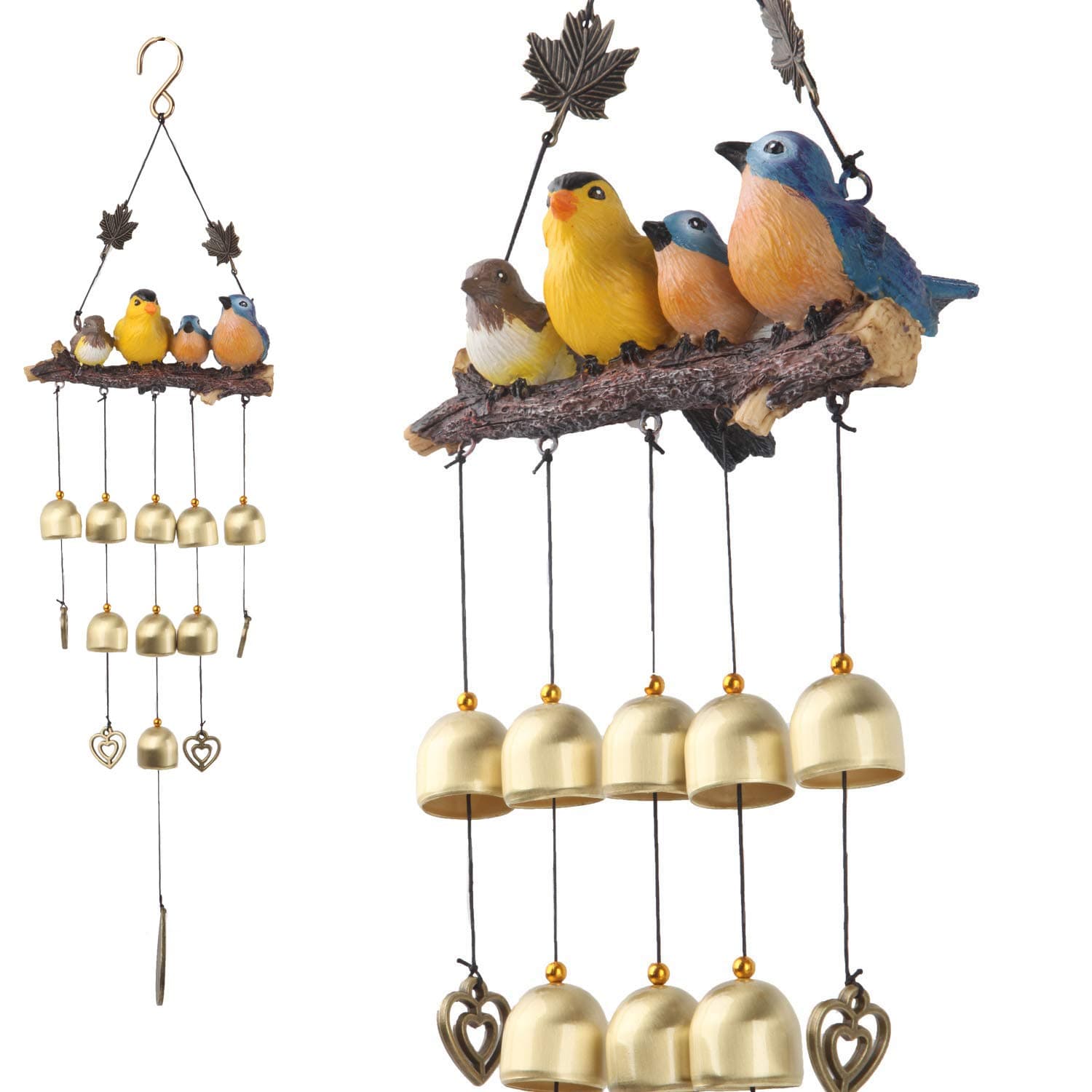 Gardenvy Blue Jay Wind Chime
