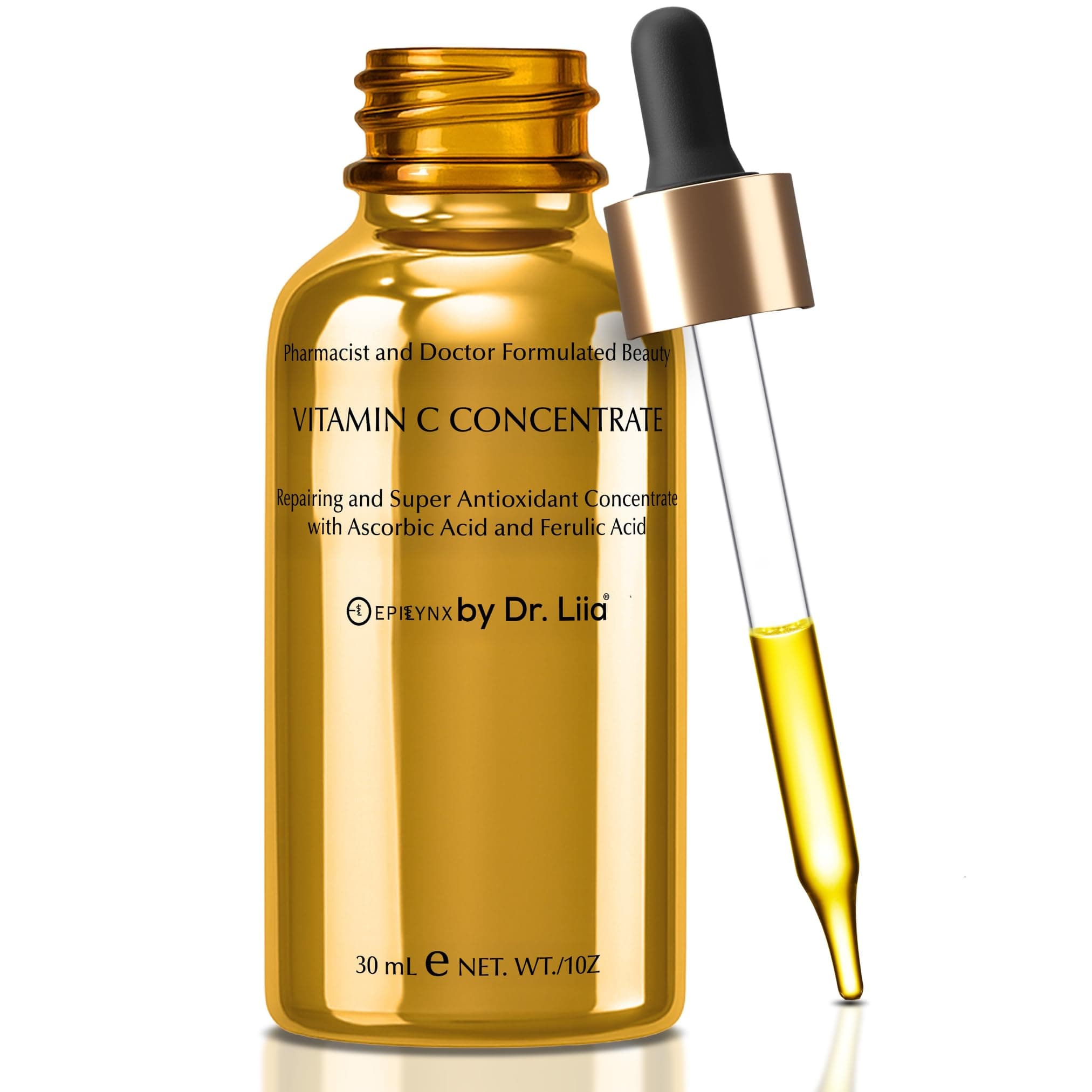 by Dr. Liia Vegan Antioxidant Rejuvenating Face Serum - Vitamin C- Repairs Damaged Skin Barrier - Gluten Free for Sensitive Skin