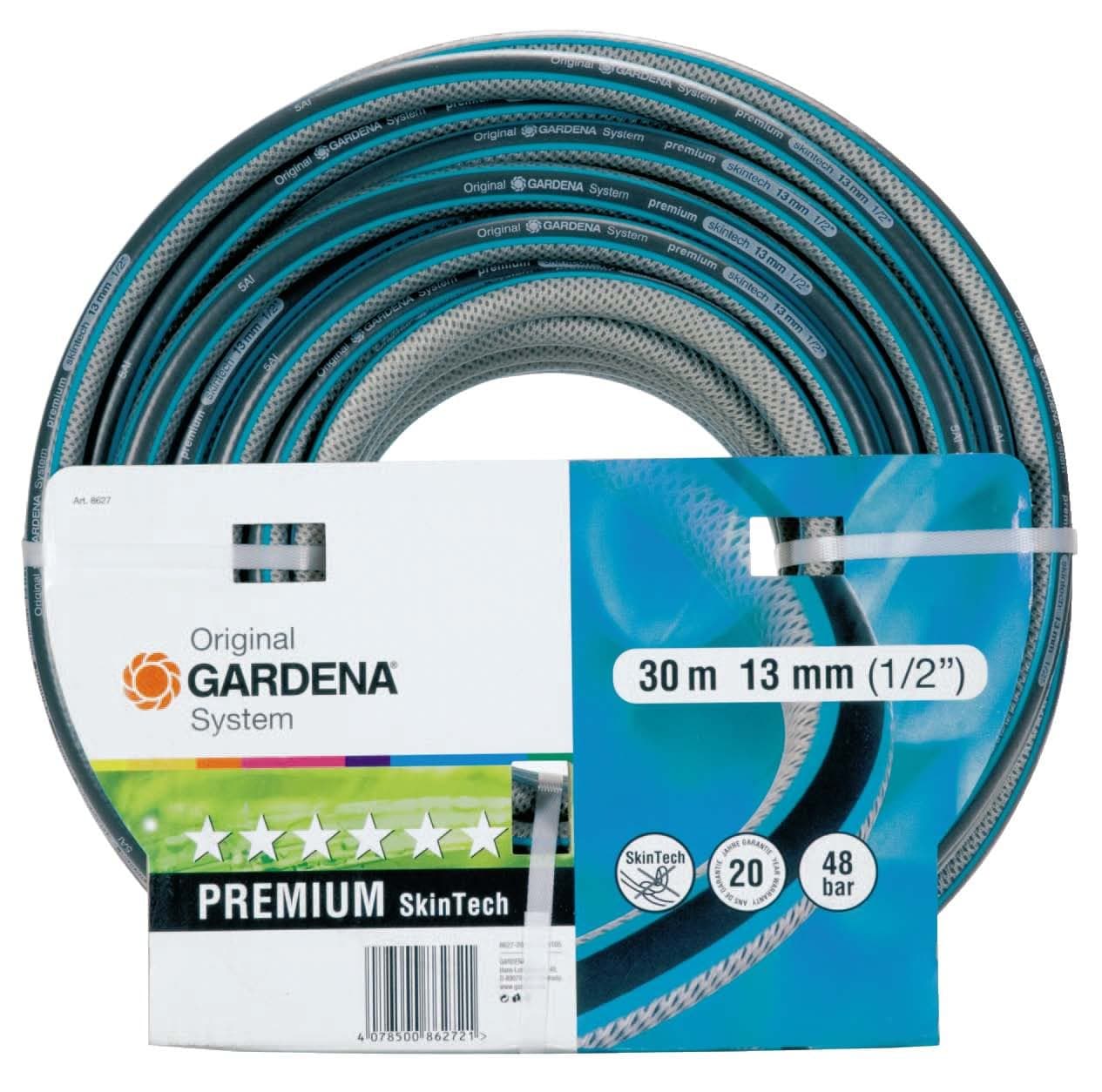 Gardena8627-U Premium Skin Tech Garden Hose, 99-Feet by 1/2-Inch