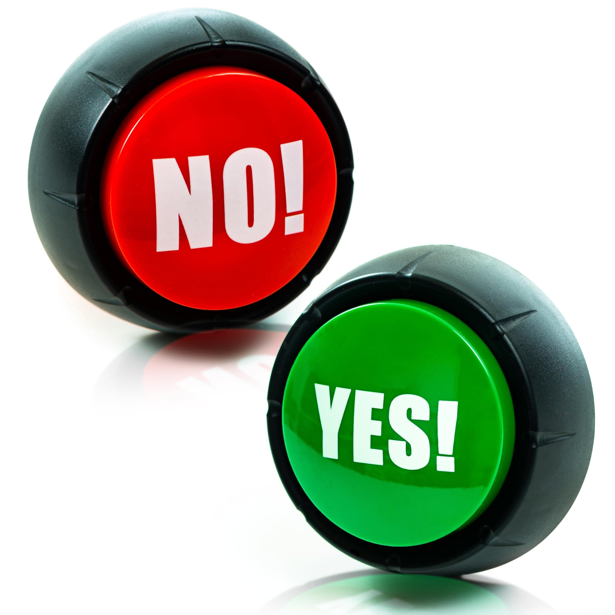Yes Button and No Button with Sound, Answer Buzzers Set of 2 Buzzers for Game Show, Yes No Button, Gag Gifts