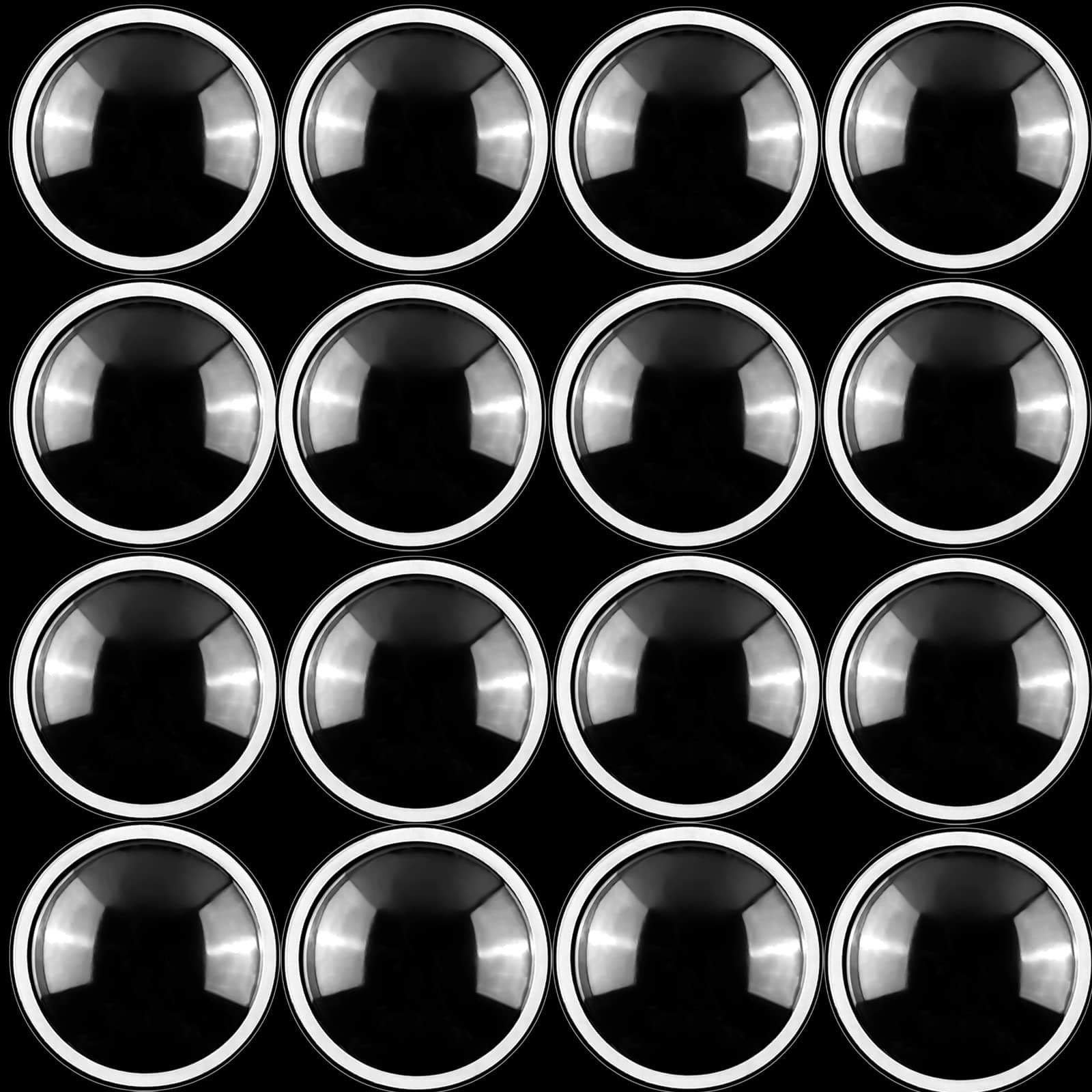 CYFUN DESIGN 20PCS 3D Dimensional Shaker Domes Adding Dimensions to Cards Pllastic Puffy Window Covers Card Making Handmade Crafts Clear Pouch Cover Scrapbooking Tool 2-3/8'' Diameter