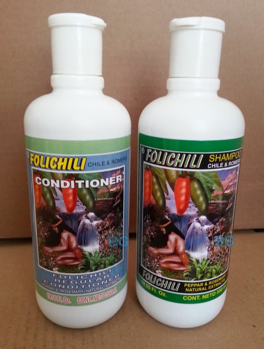 CHILE and ROMERO Shampoo & Conditioner Combo. Natural Extracts. 19.55 oz Each (2 Pack) iwgl