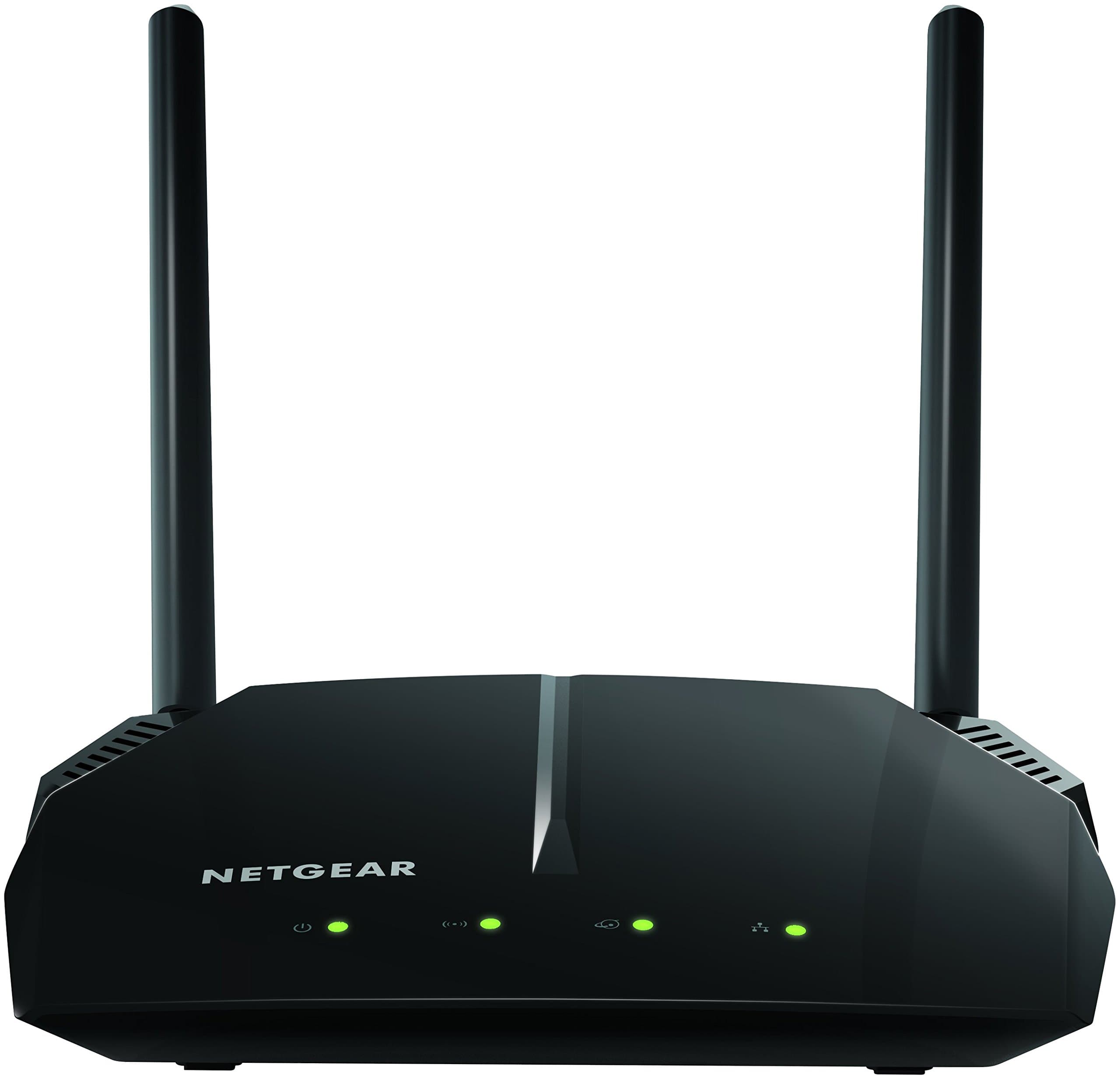 NETGEAR WiFi Router (R6120) - AC1200 Dual Band Wireless Speed (up to 1200 Mbps) | Up to 1200 sq ft Coverage & 20 Devices | 4 x 10/100 Fast Ethernet and 1 x 2.0 USB Ports