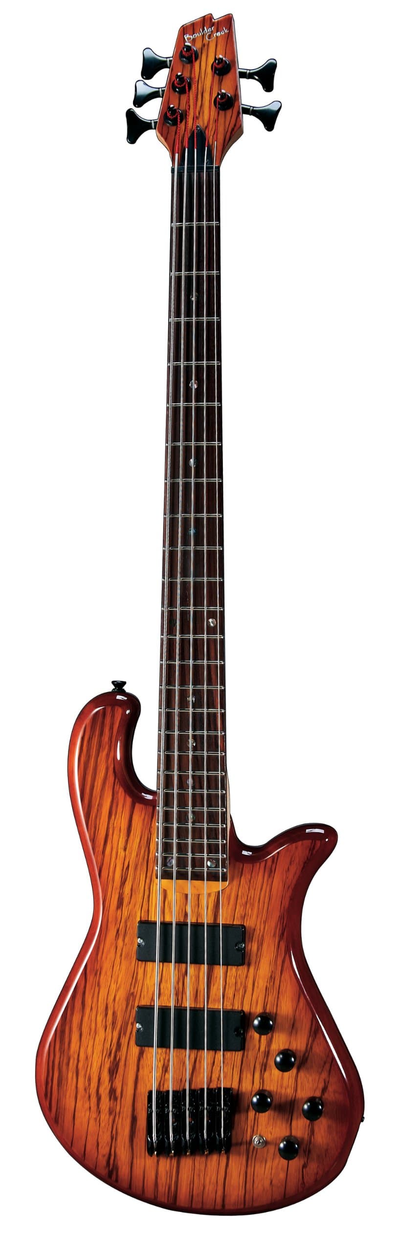 Boulder Creek Guitars RB-ZW5 5-Strings Bass Guitar, Natural Gloss