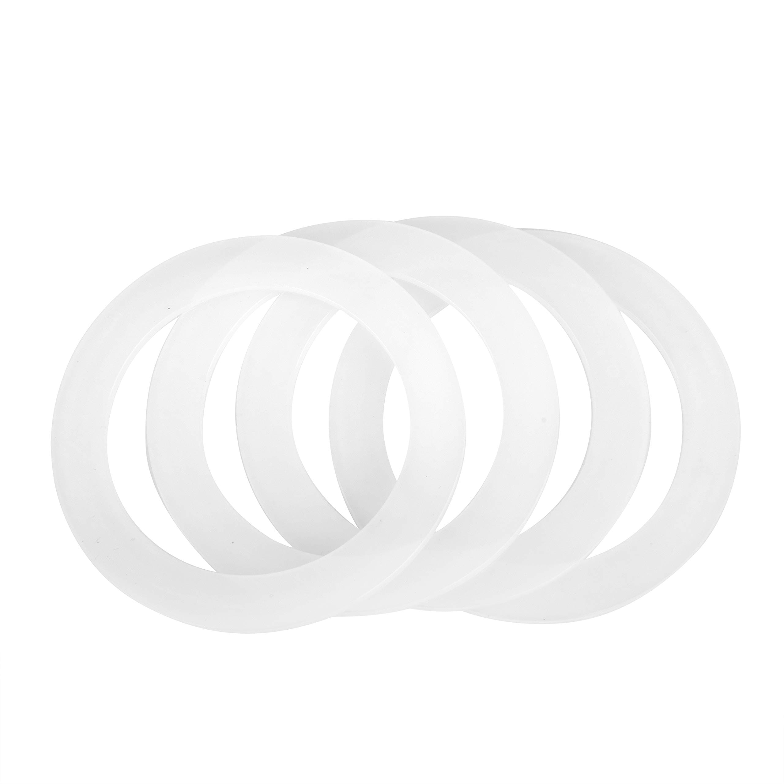 Impresa Spa Pump Union Gasket O-Ring - Leak-Resistant Seal & Hot Tub Gasket - Durable Silicone Construction & Spa Seal - Precision Dimensions & Closures for Hot Tub - Pack of 4, 3 in OD x 2.2 in ID