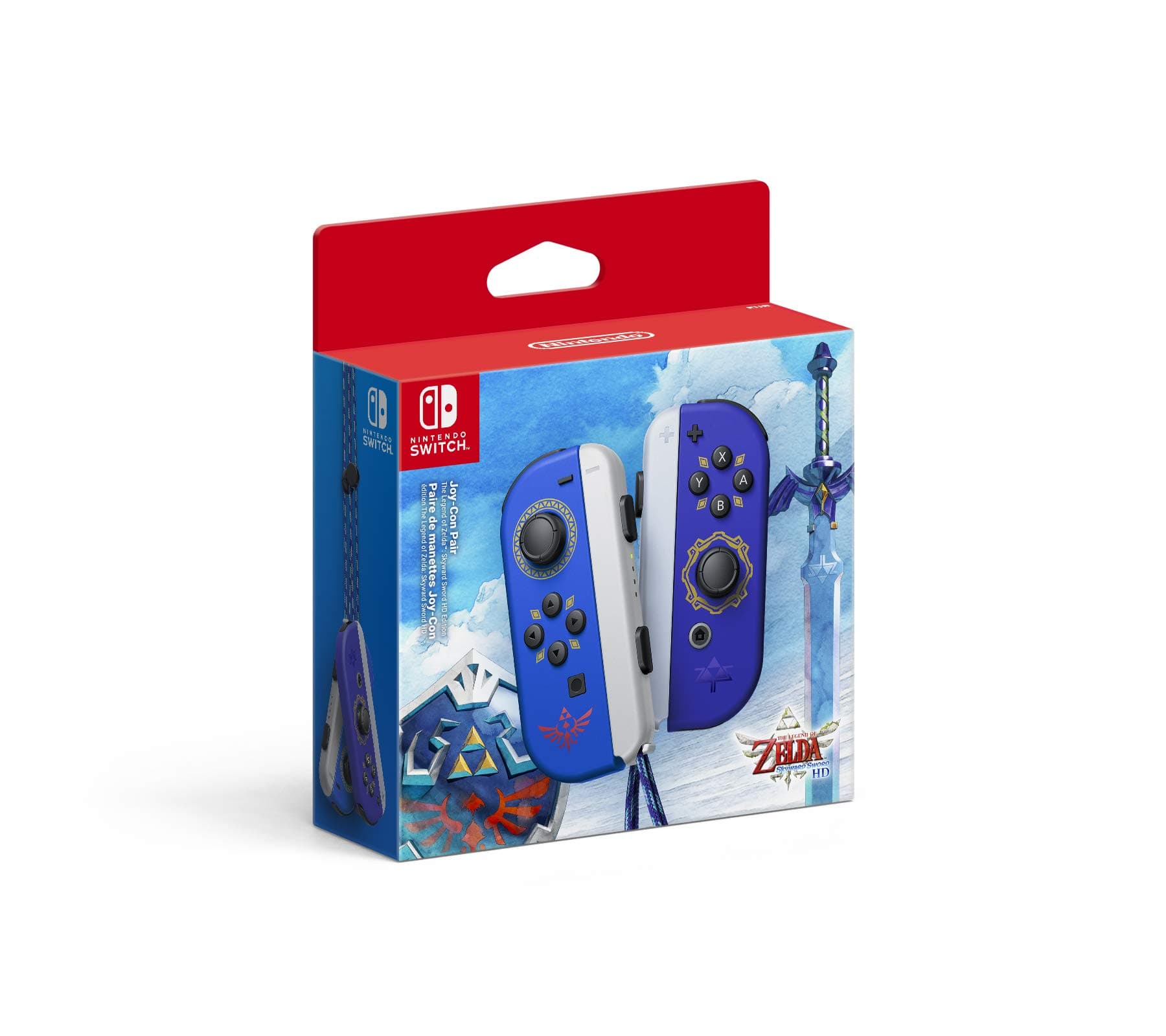Paire de Manettes Joy-Con Edition The Legend of Zelda : Skyward Sword HD