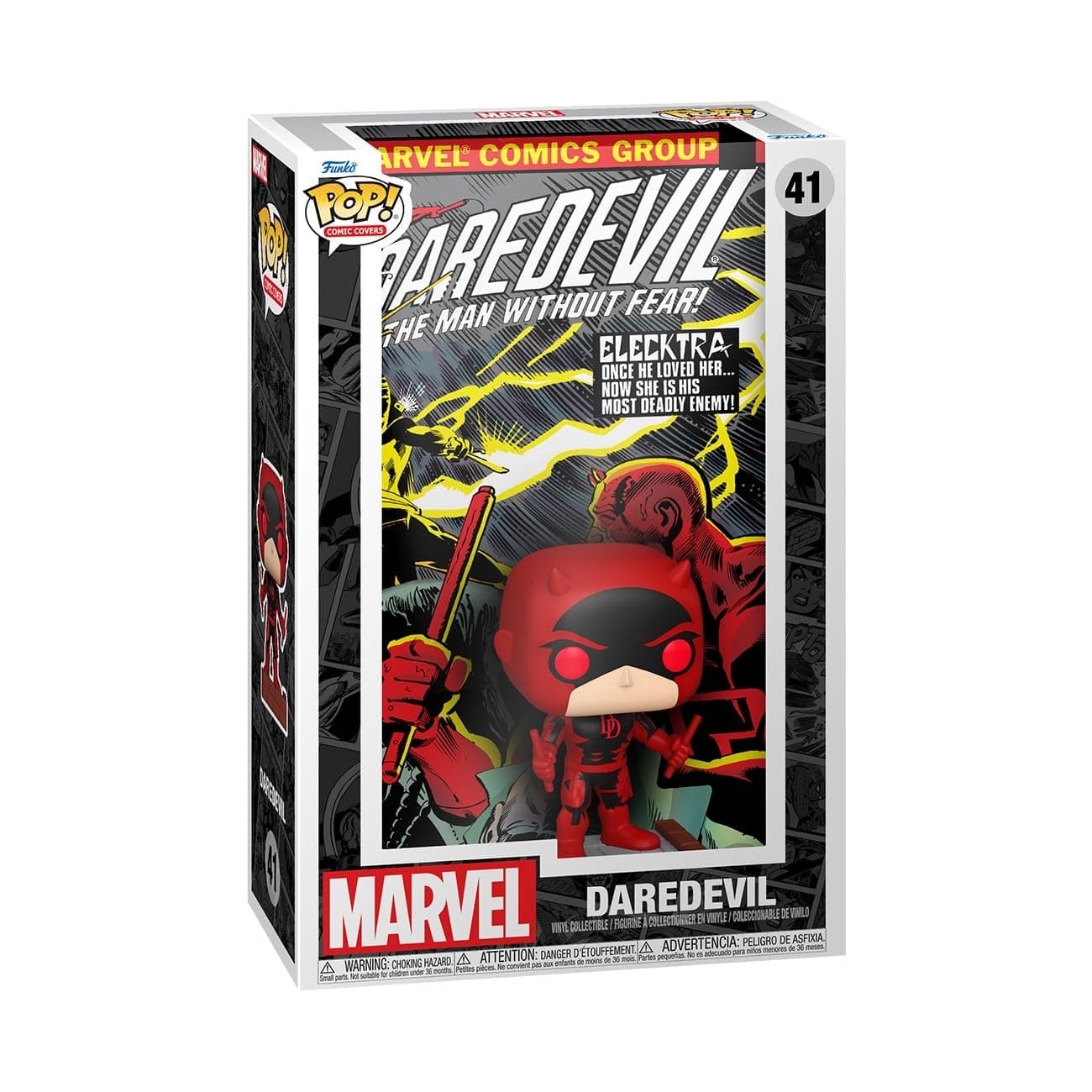 POP Comic Cover: Marvel - Daredevil #168 - Marvel Comics - Collectable Vinyl Figure - Gift Idea - Official Merchandise - for Kids & Adults - Movies Fans - Model Figure for Collectors