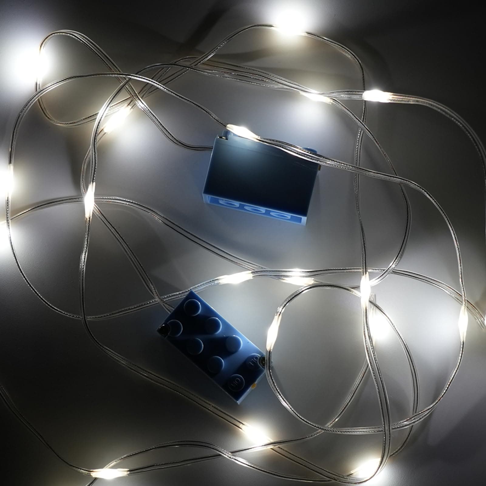 Pamvava Lights Cable LED Lighting Kit Building Blocks Set, Light Up Bricks Accessories DIY Decoration Toys, Compatible with Major Brands