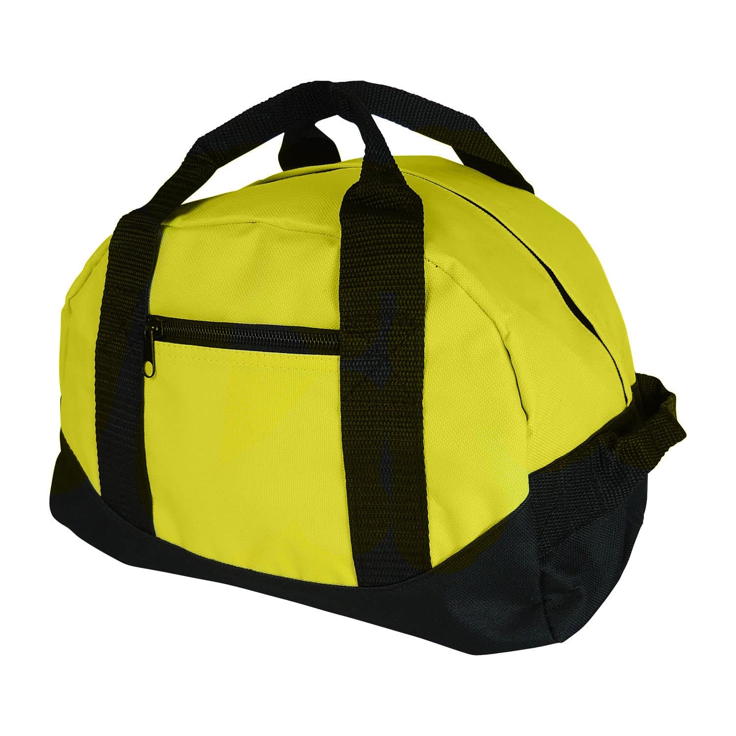 iEquip12" 14" 18" 21" Duffle Bag, Gym, Travel Bag Two Tone (Small (12" x 8" x 8"), Gold)