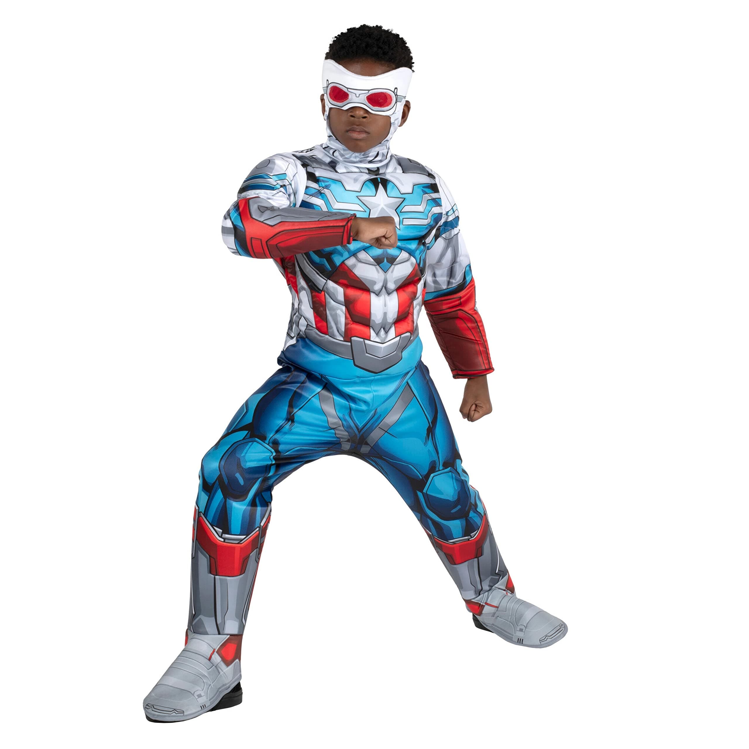 Captain America Sam Wilson (New Falcon) Muscle Suit for Kids